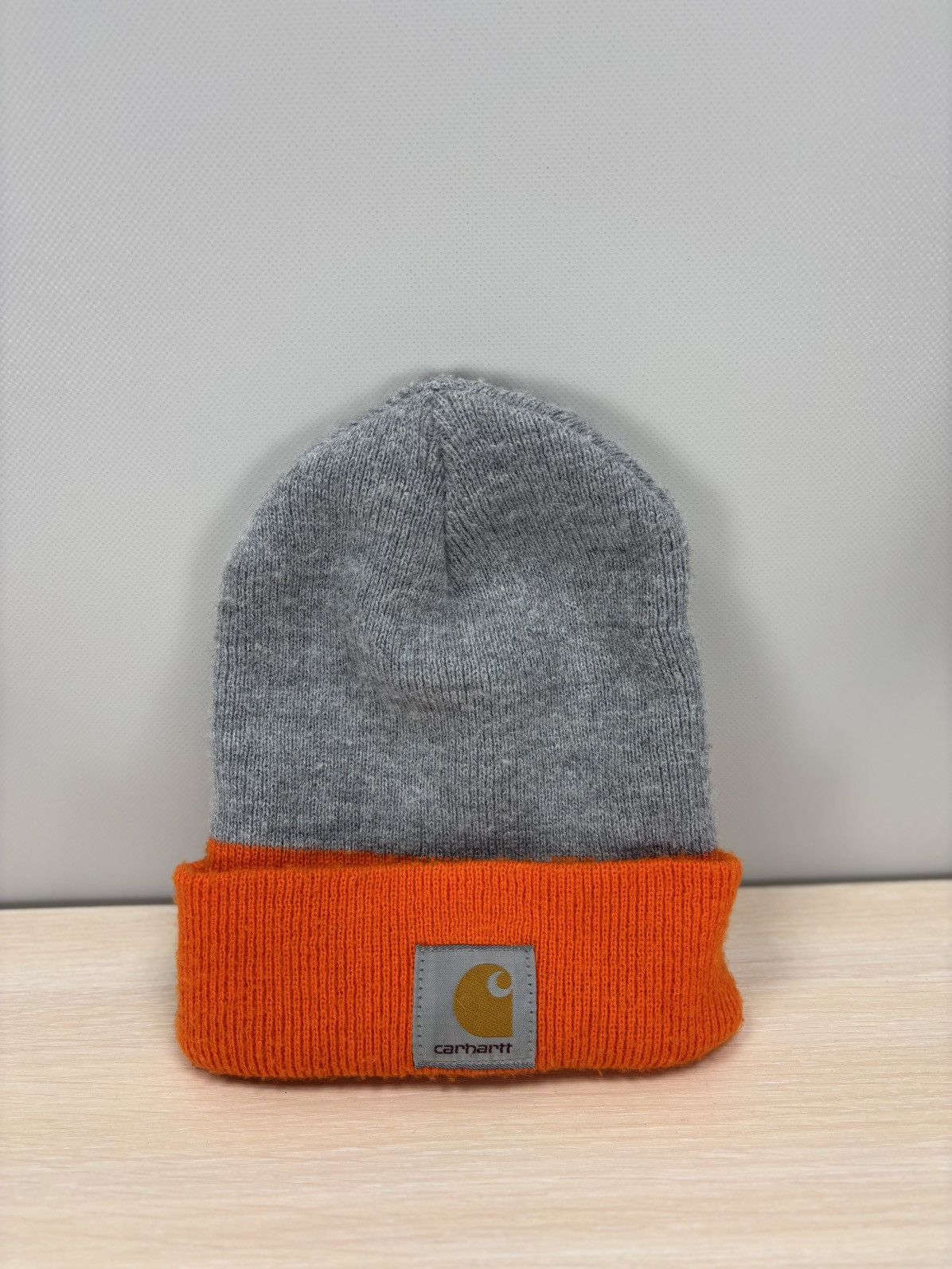 Carhartt Hat beanie Carhartt Color Gray/Orange Size ONE SIZE - 2 Thumbnail