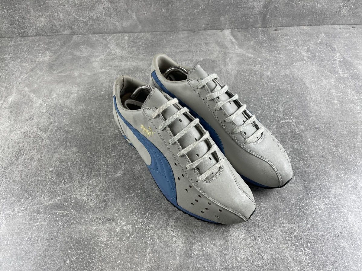Puma Vintage Puma Sprint Grey Morn Shadow Retro Track Sneakers Size US 11.5 / EU 44-45 - 3 Thumbnail