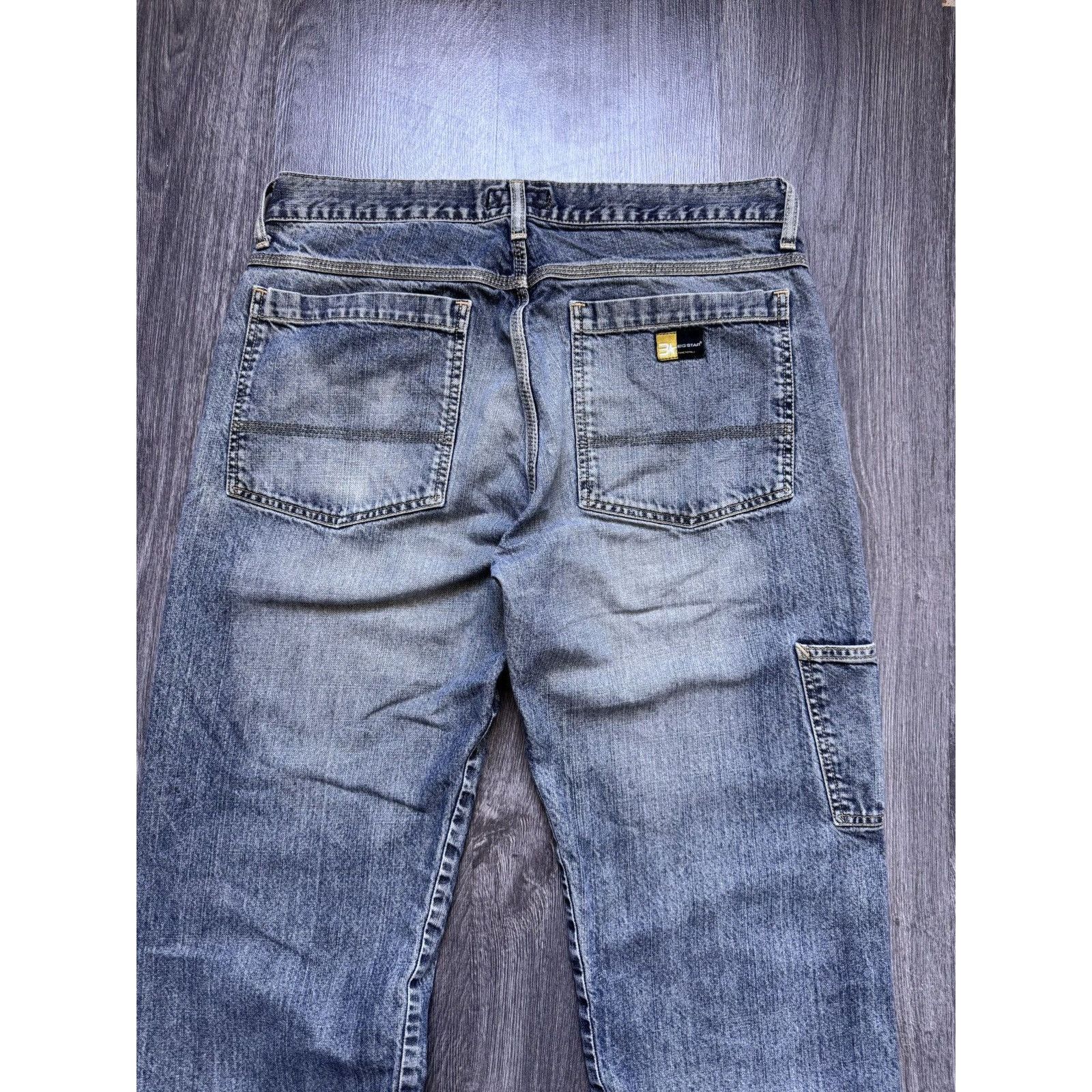 Big Star × Vintage Y2K Vintage Big Star Workwear Denim Rap Pants Size US 34 / EU 50 - 7 Thumbnail