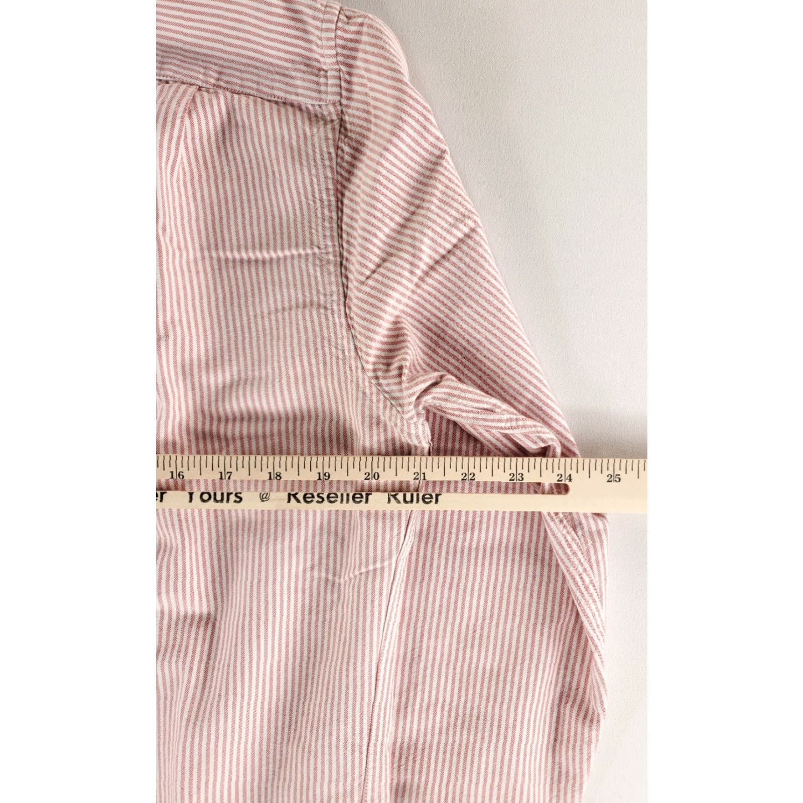 Lacoste Lacoste Button Down Shirt Red White Striped Long Sleeve Mens 40 Multicolor Shirt Mens 40 Size US L / EU 52-54 / 3 - 5 Thumbnail