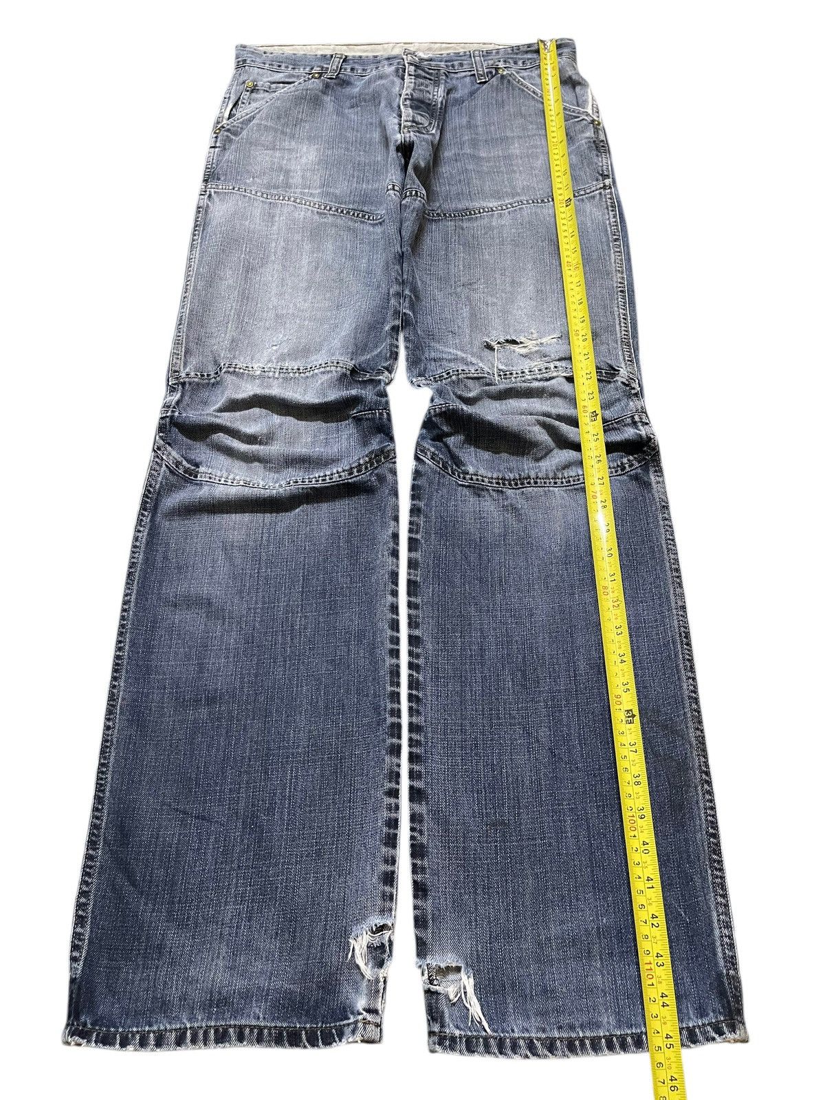 G-Star Vintage Japanese G-Star Faded Wash Distress Baggy Jeans Size US 34 / EU 50 - 12 Thumbnail