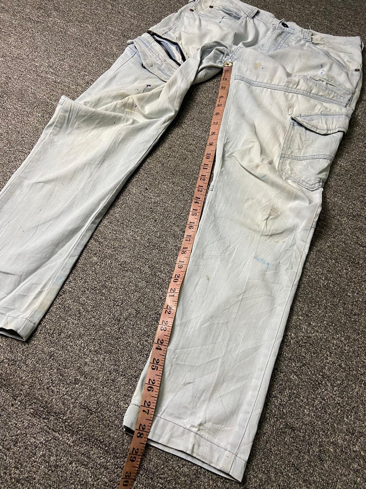 Japanese Brand × Vintage Z-Dragon Brand Multi-zip Denim Jeans (131) Size US 31 - 4 Thumbnail