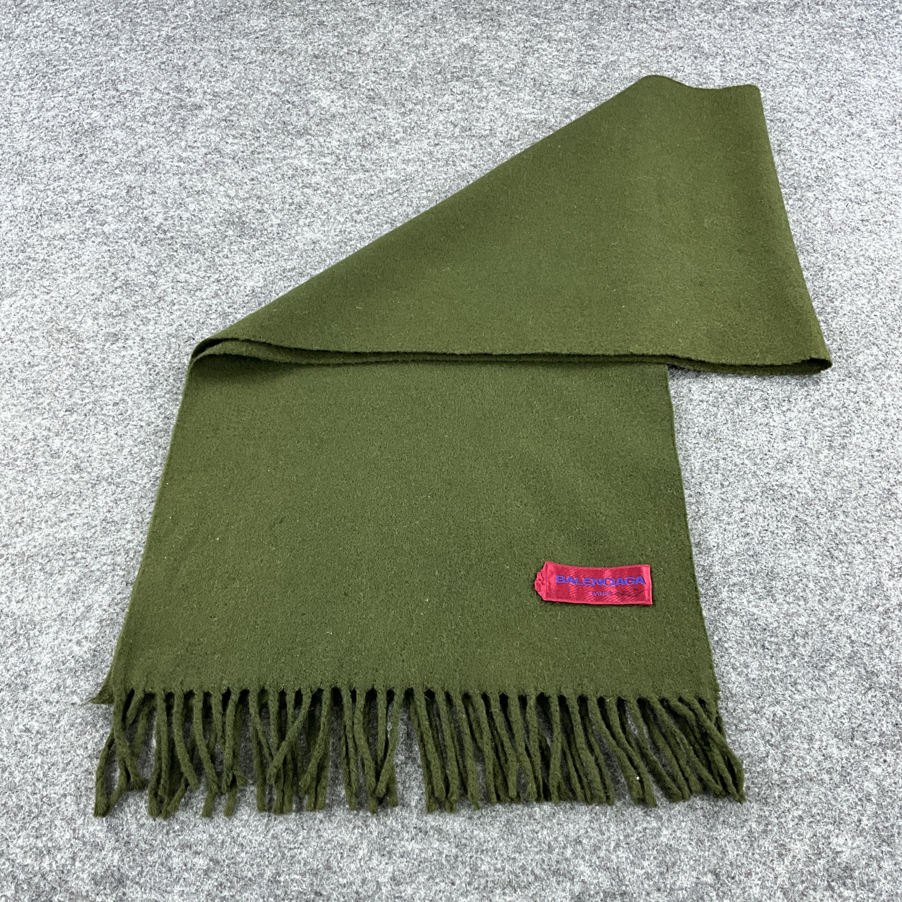 Vintage Balenciaga Plain Scarf / Muffler / Neckwear T1245 Size ONE SIZE - 4 Thumbnail