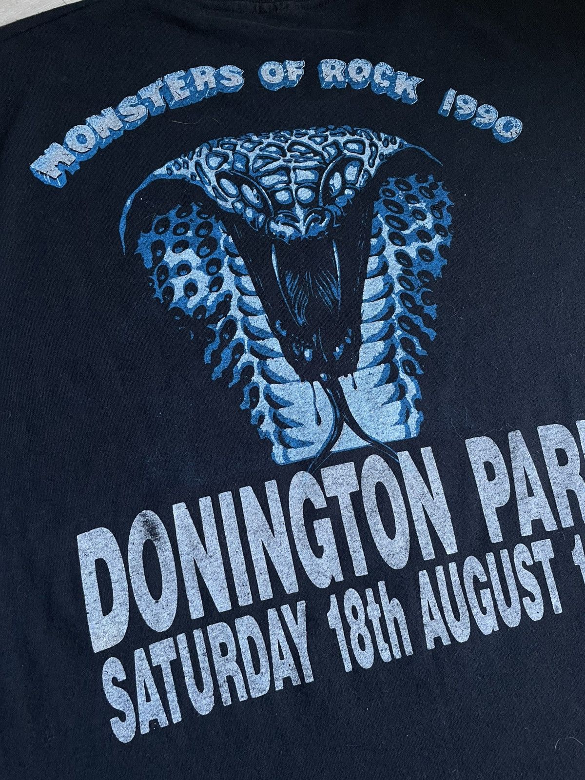 Band Tees Vntg Official Tee Monsters Of Rock 1990 WhiteSnake AeroSmith Size US XXL / EU 58 / 5 - 9 Thumbnail