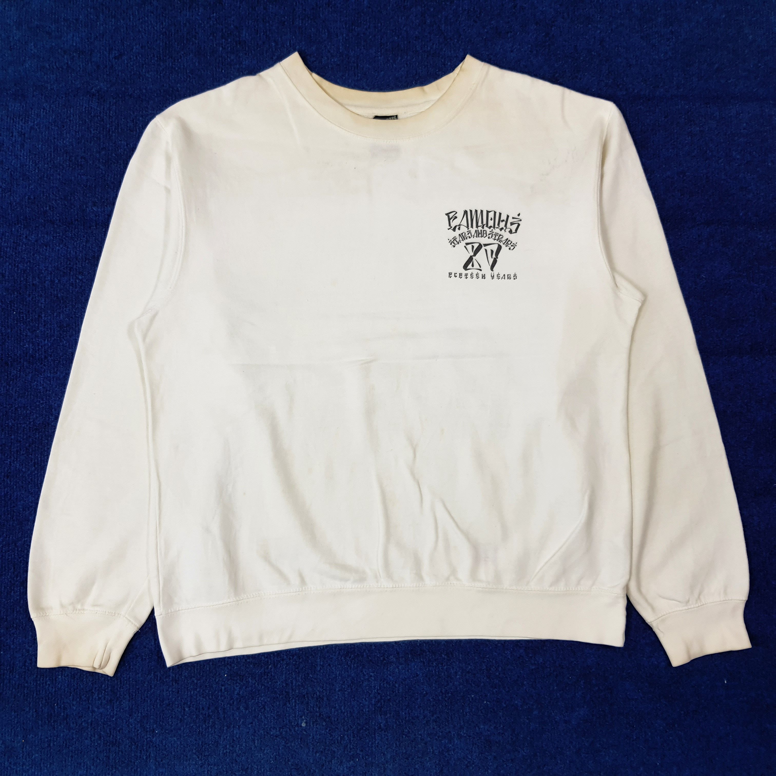 Famous Stars And Straps Vintage 2000s Famous Skull Rose Graphic Sweatshirt C275N2 Size US M / EU 48-50 / 2 - 4 Thumbnail