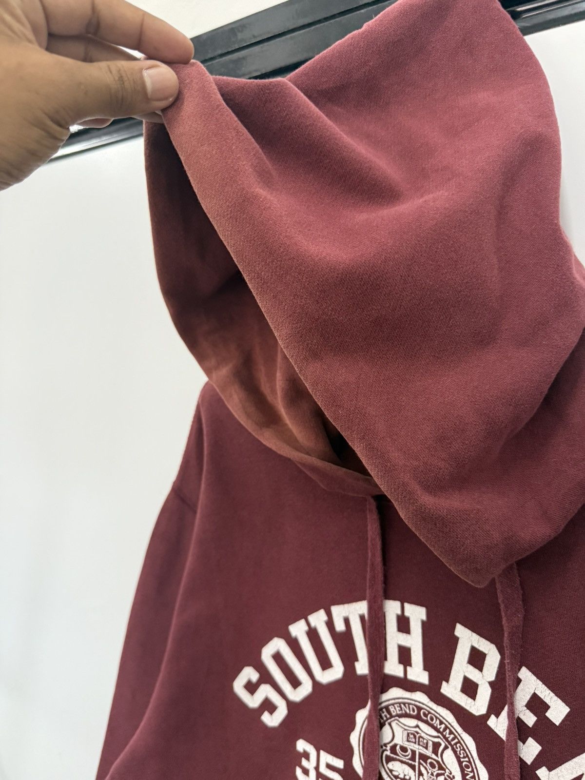 Champion 🔥 Champion Faded South Bend Streetwear Sweat Hoodie - L Size L / US 10 / IT 46 - 6 Thumbnail