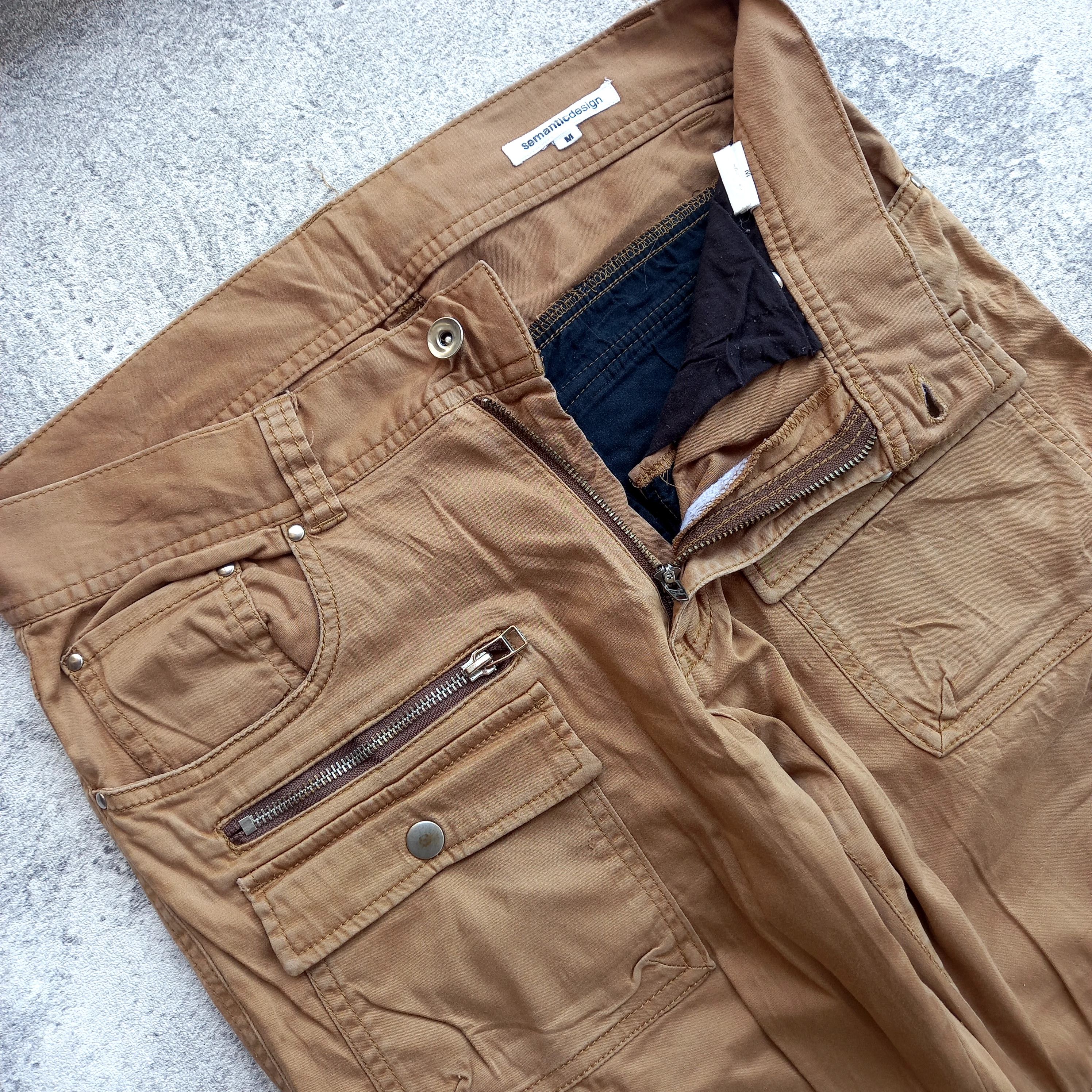 semanticdesign 2000s Semanticdesign - Bondage Cargo Pants Size US 31 - 3 Thumbnail
