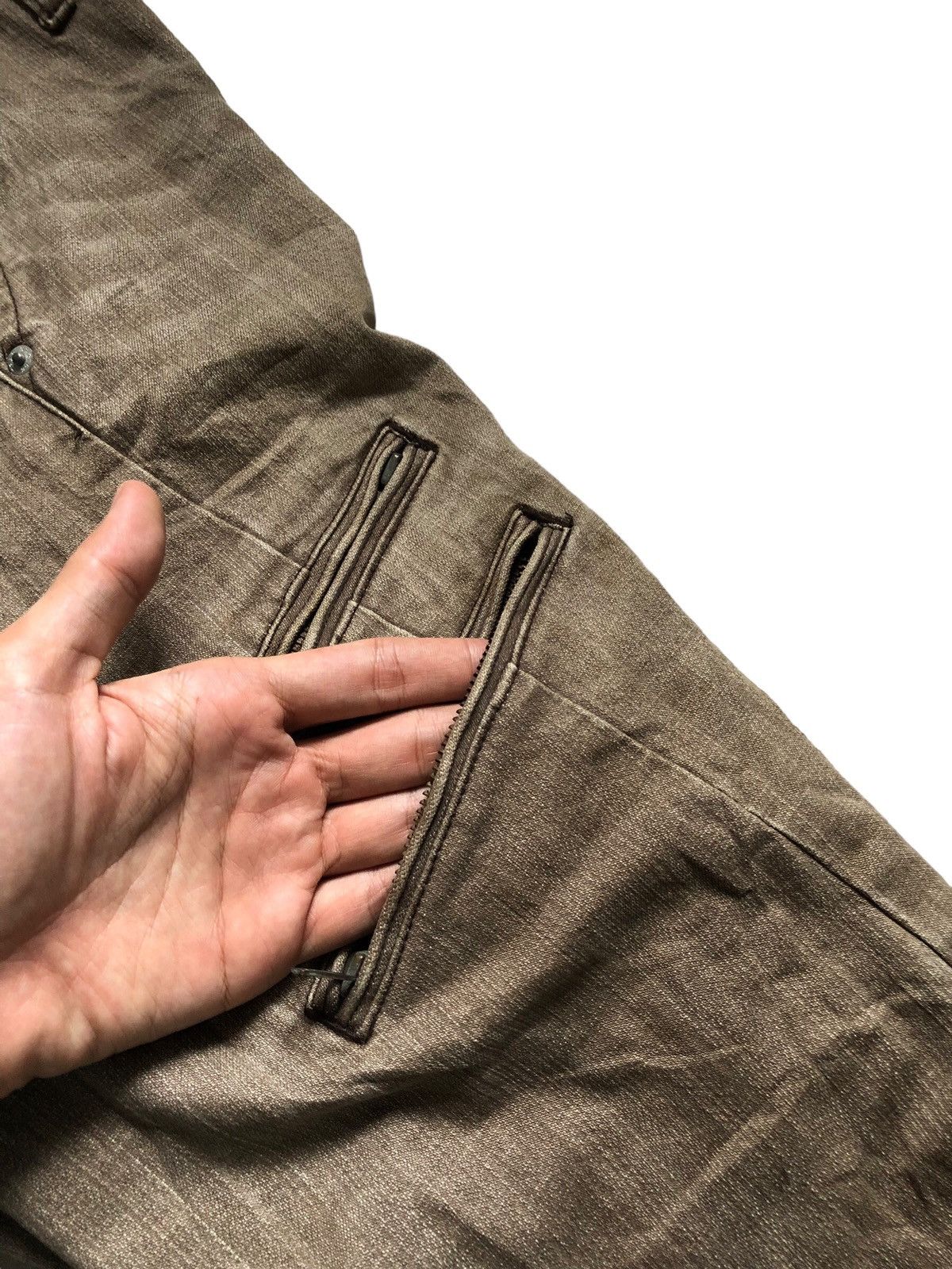 If Six Was Nine × Japanese Brand × Le Grande Bleu (L.G.B.) Rattle Trap multi zipper pants Size US 33 - 10 Thumbnail