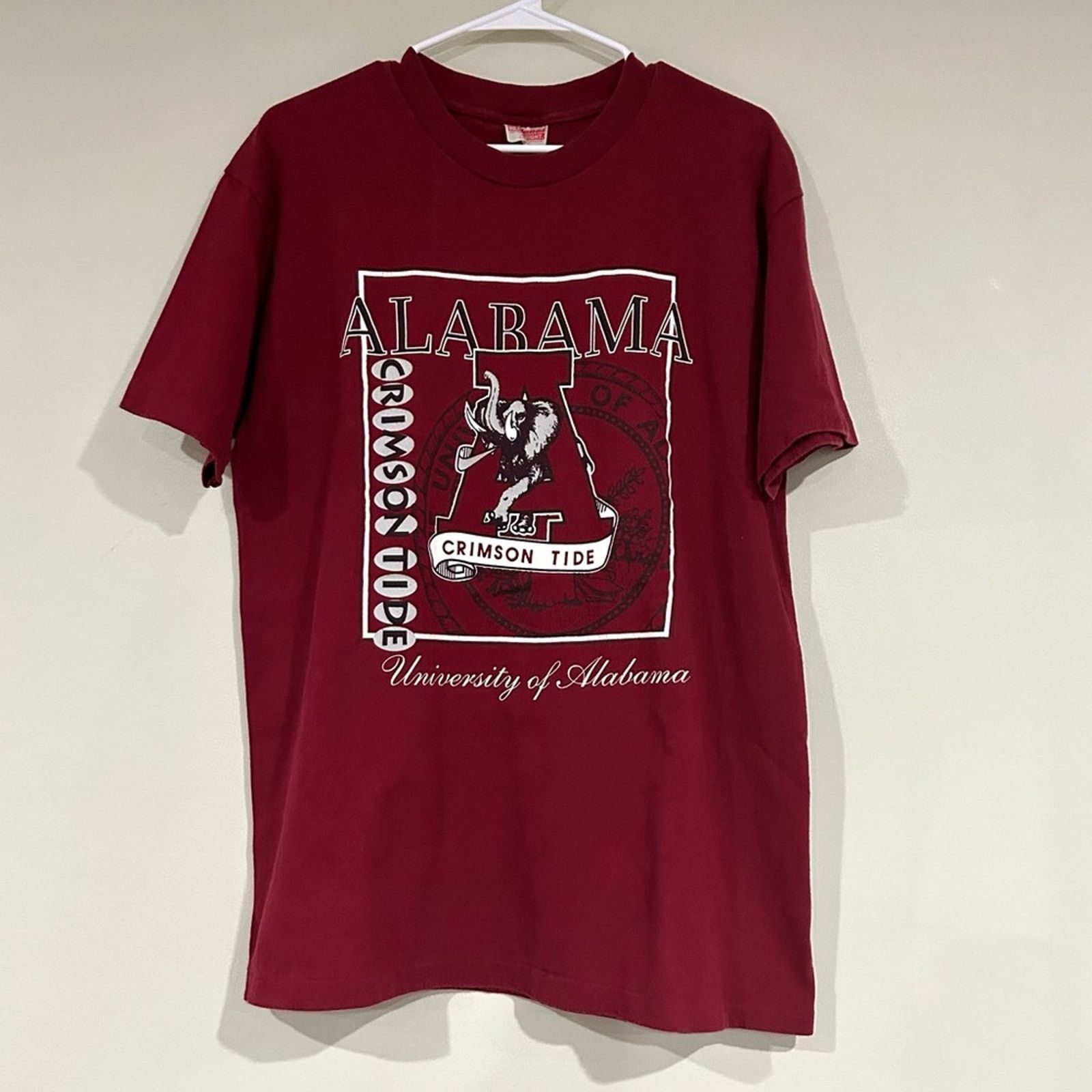 Hanes Vintage Alabama Crimson Tide Shirt Size US L / EU 52-54 / 3 - 1 Thumbnail