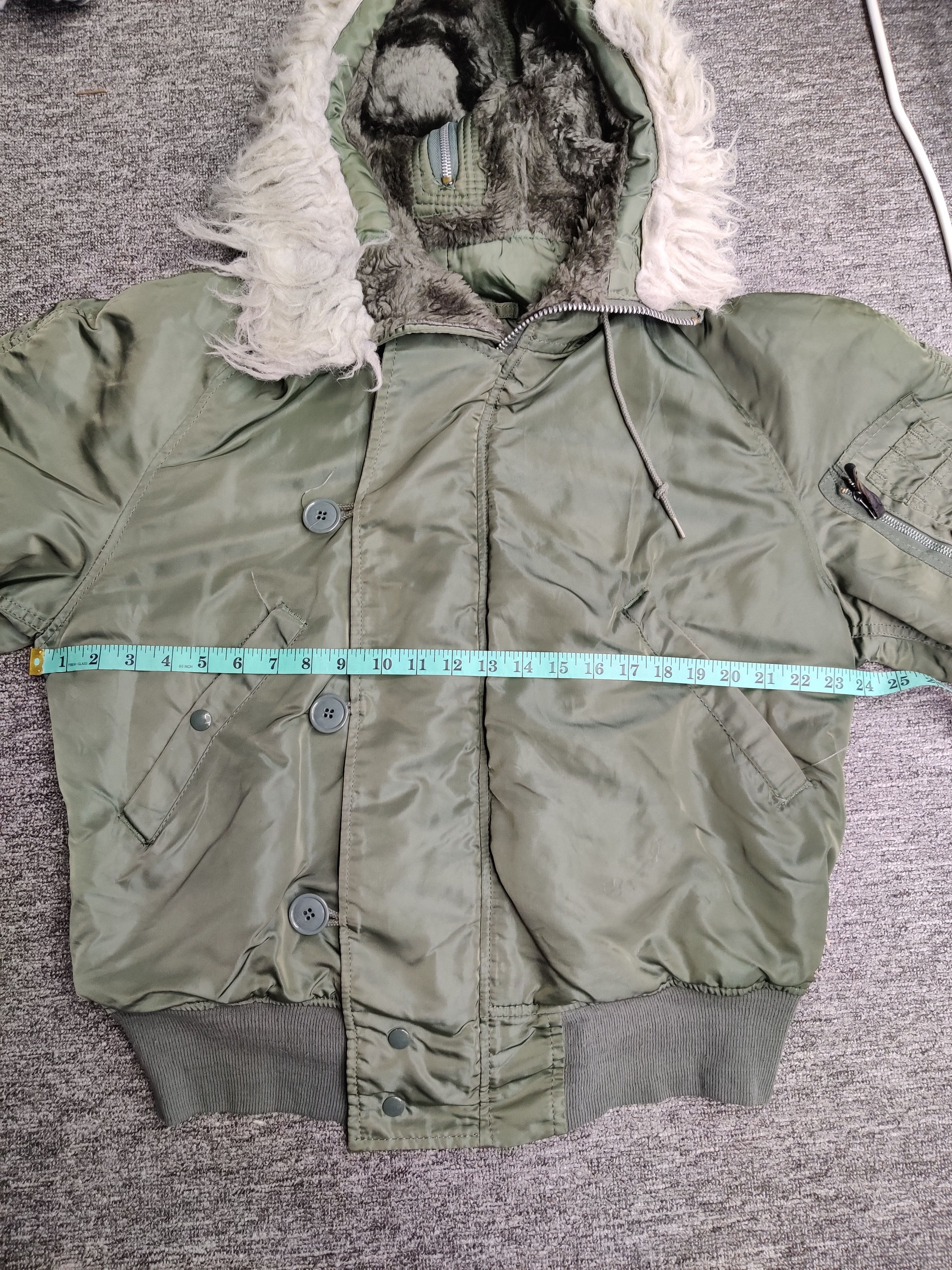Alpha Industries Vintage Alpha Industries N2B Fur Flight Bomber Jacket Size US M / EU 48-50 / 2 - 14 Thumbnail