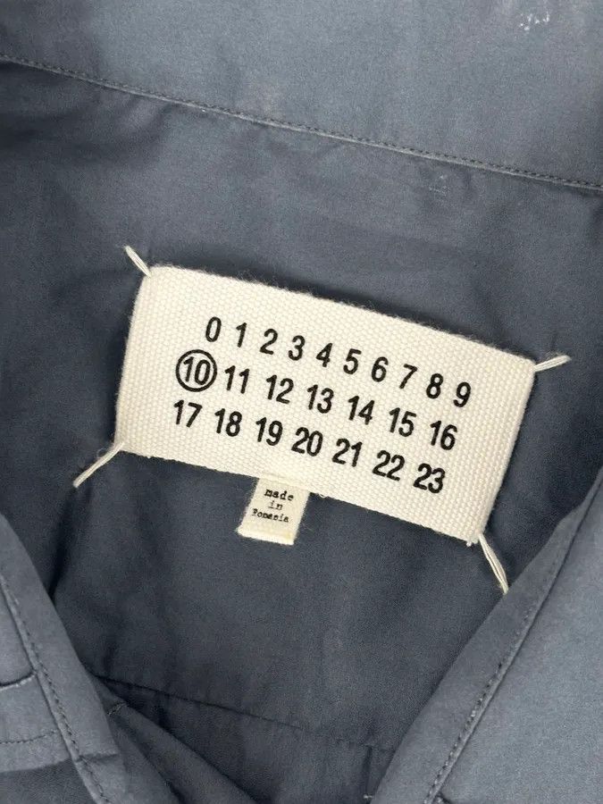 Maison Margiela SS2018 Maison Margiela Dark Grey Signature Short Sleeves Shirt Size US M / EU 48-50 / 2 - 8 Thumbnail