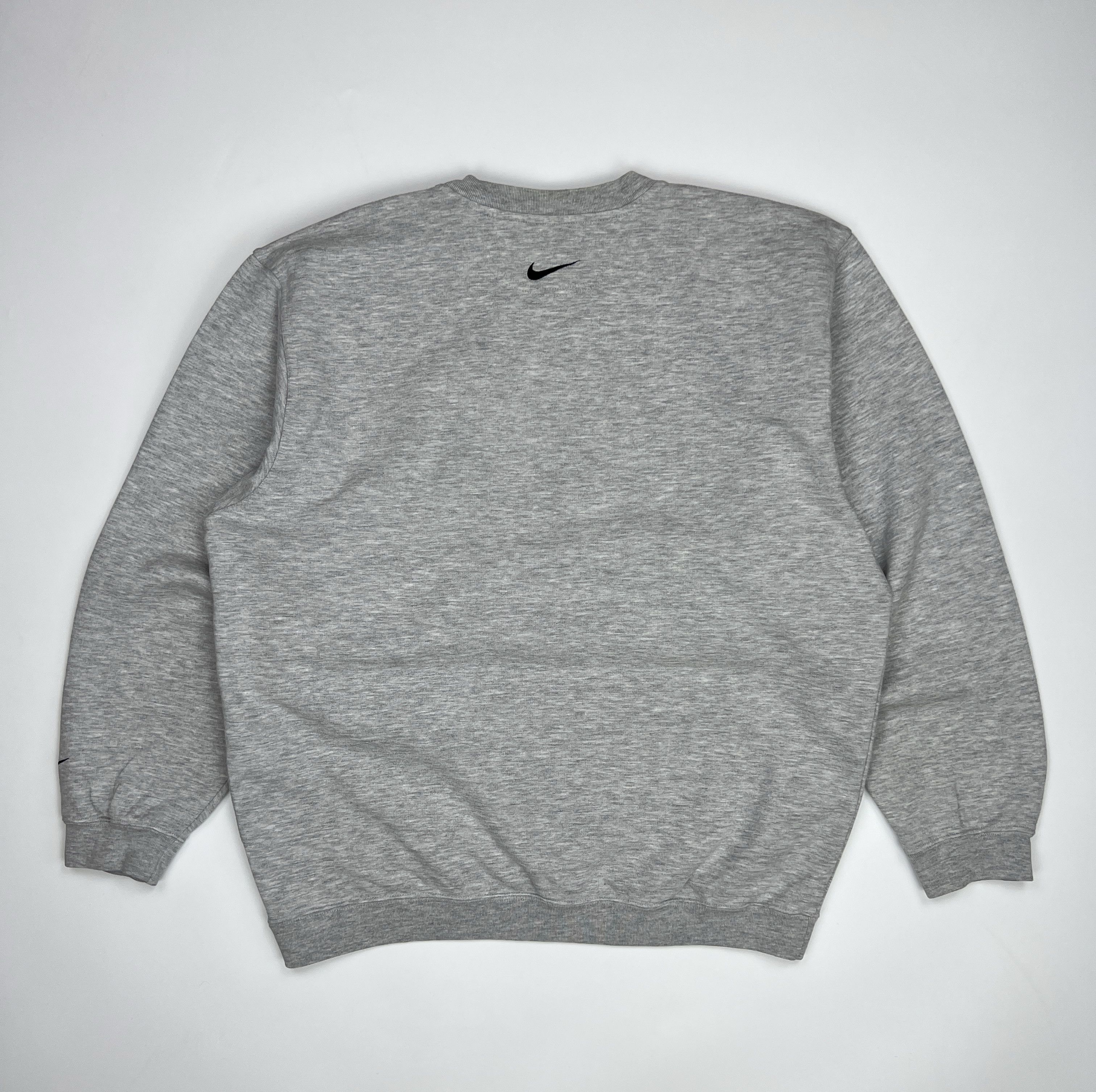 Nike Vintage Nike Swoosh Logo Gray Sweatshirt "Athletissma" Size US L / EU 52-54 / 3 - 2 Thumbnail