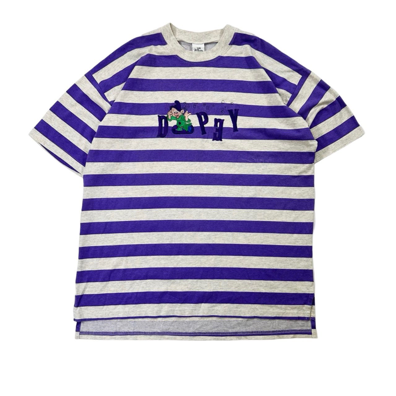 Vintage Vintage 90s Snow White Dopey Embroidered Striped Shirt Size US XL / EU 56 / 4 - 1 Thumbnail