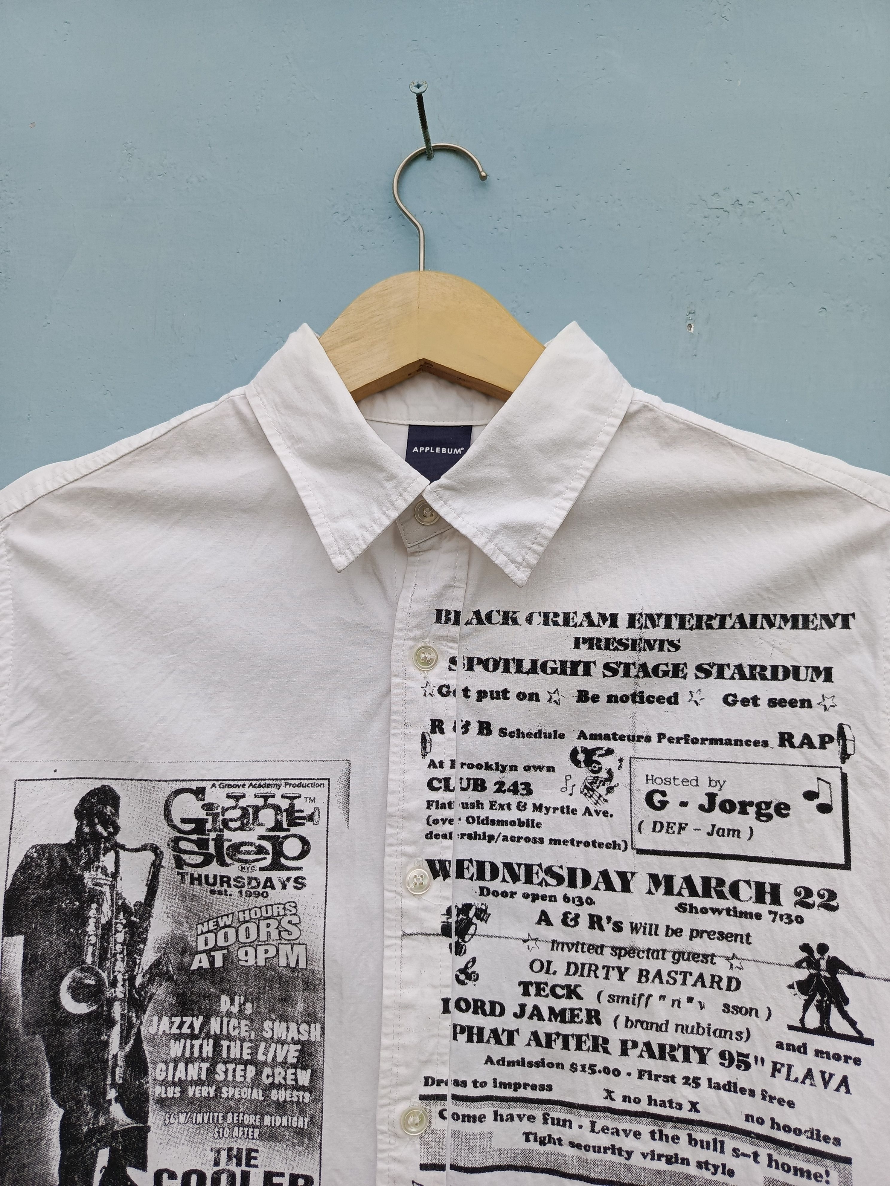 Japanese Brand Applebum Japanese Streetwear Button Up Rare Piece Size US L / EU 52-54 / 3 - 4 Thumbnail
