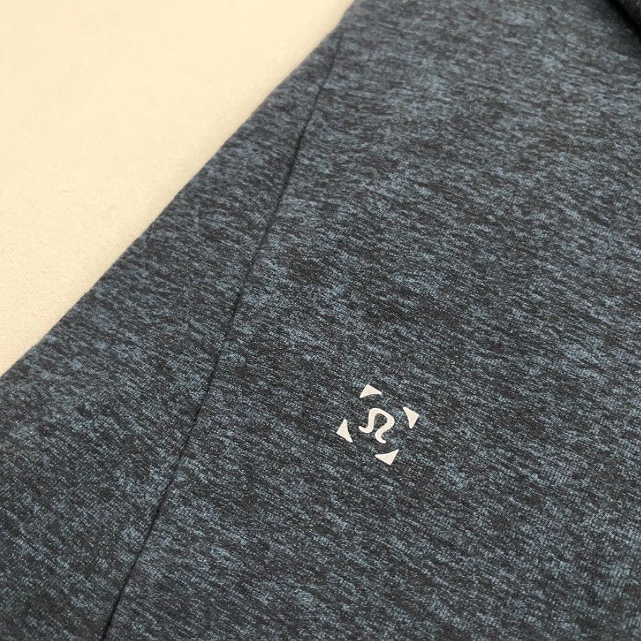 Lululemon Lululemon Surge Warm Shirt Mens XL Heather Blue Active Running Stretch M3AOQS Size US XL / EU 56 / 4 - 2 Thumbnail