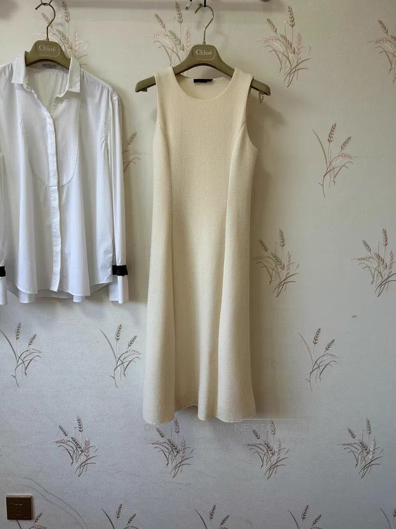 The Row The Row New cream wool dress Size XS / US 0-2 / IT 36-38 - 2 Thumbnail