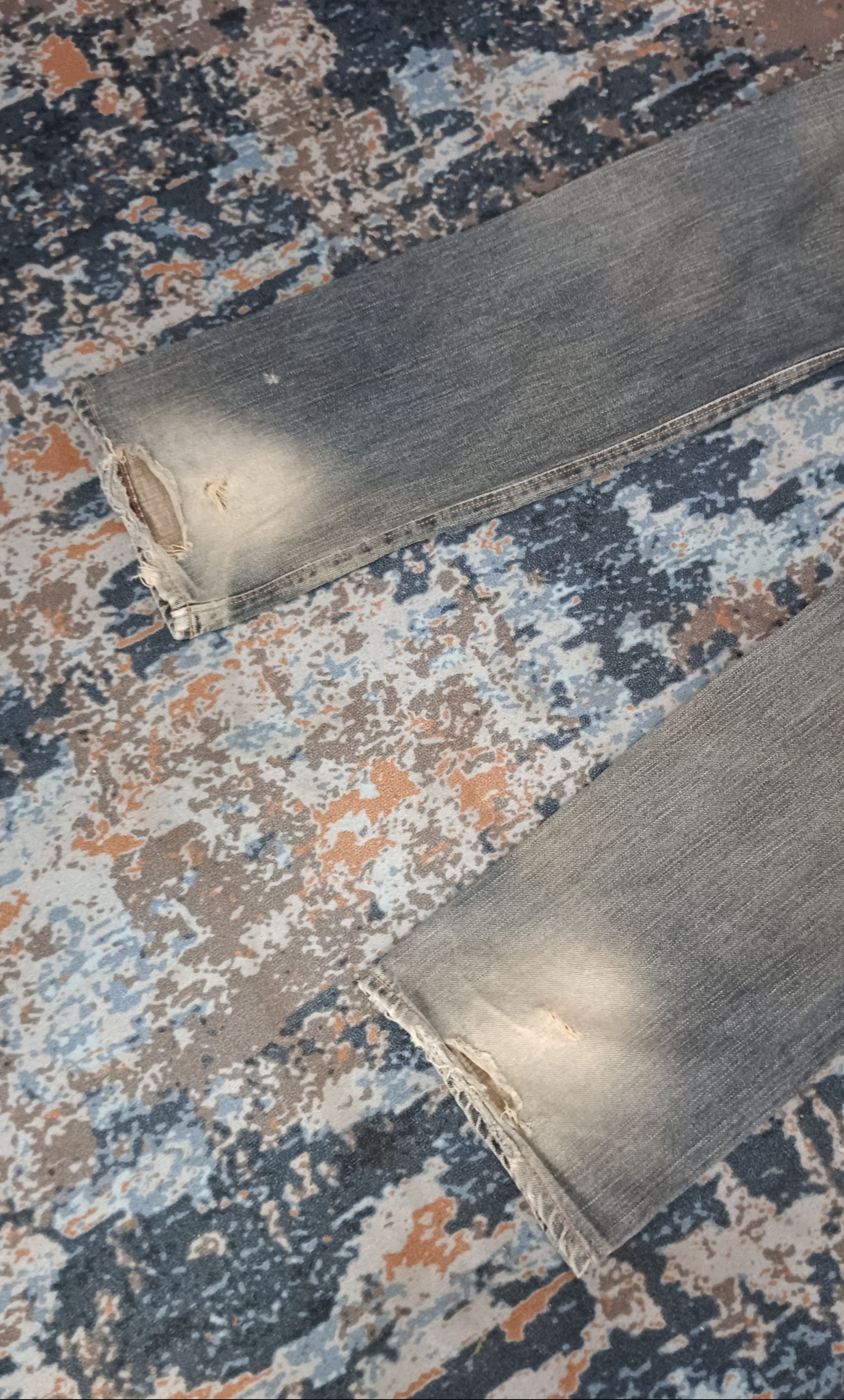 Edwin × If Six Was Nine × Japanese Brand Vintage💥Edwin 505 zx Orange Tag Selvedge Distresssed Size US 34 / EU 50 - 10 Thumbnail