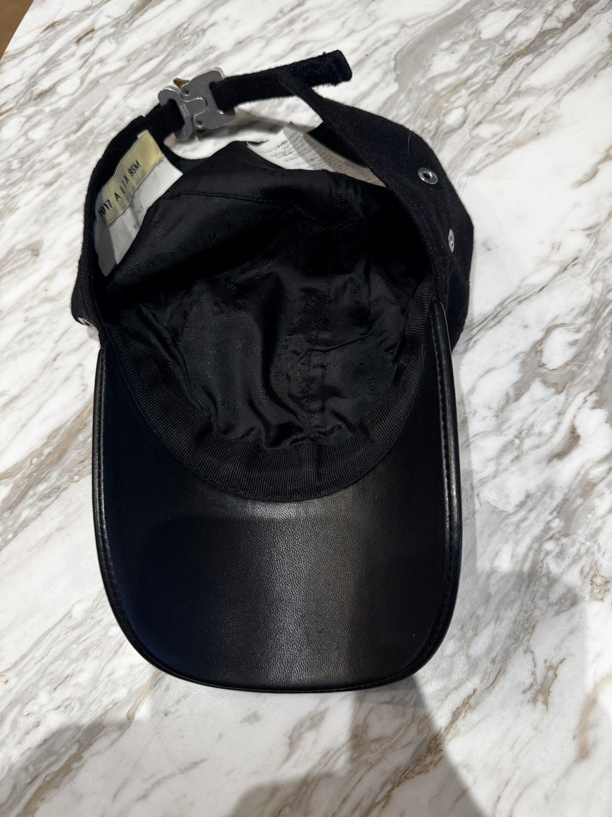 1017 ALYX 9SM Alyx 9SM lamb leather and wool hat Size ONE SIZE - 5 Thumbnail