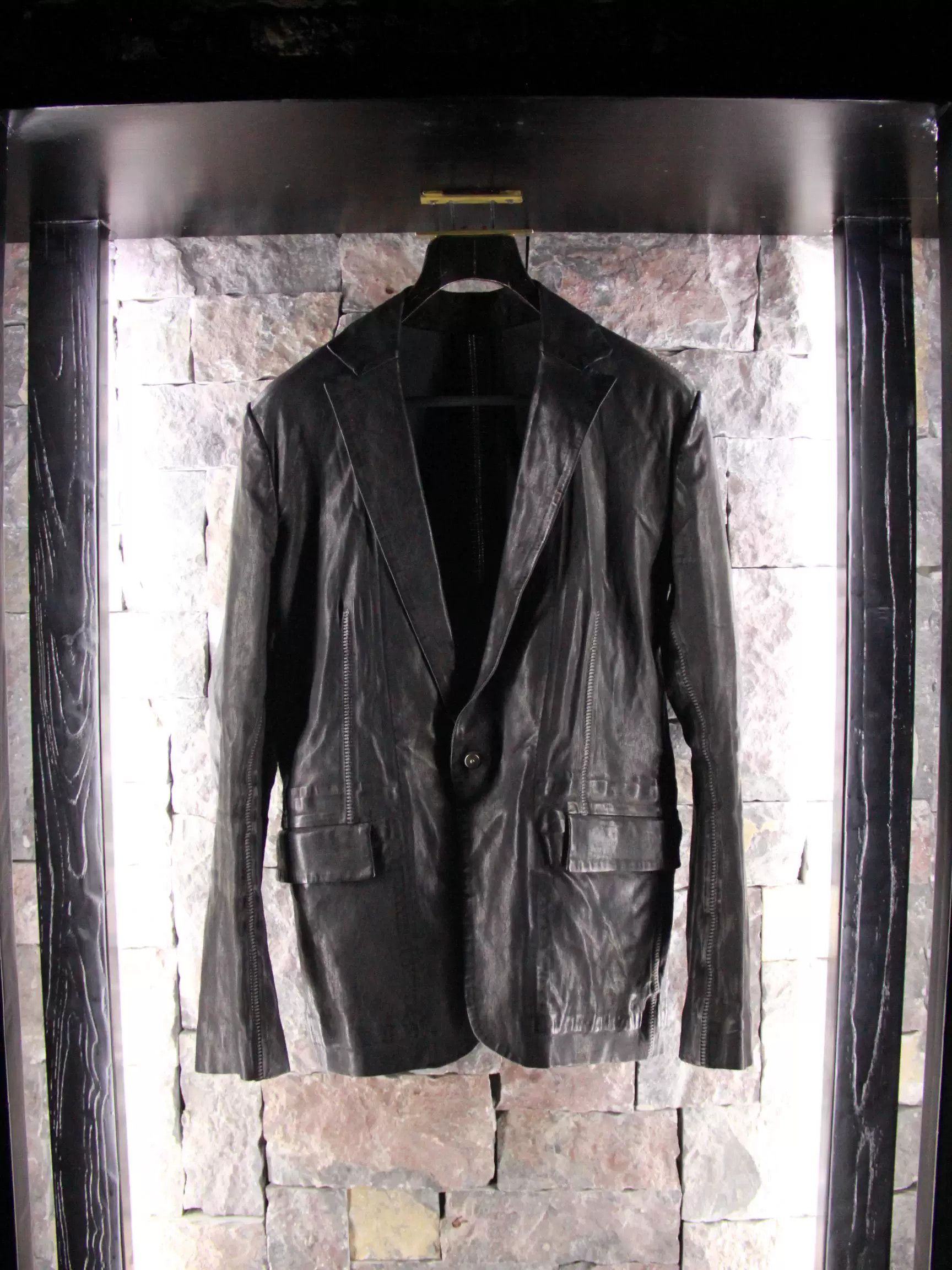 Isaac Sellam Experience Isaac Sellam Experience Black Blazer Men 52r Size 52R - 1 Thumbnail