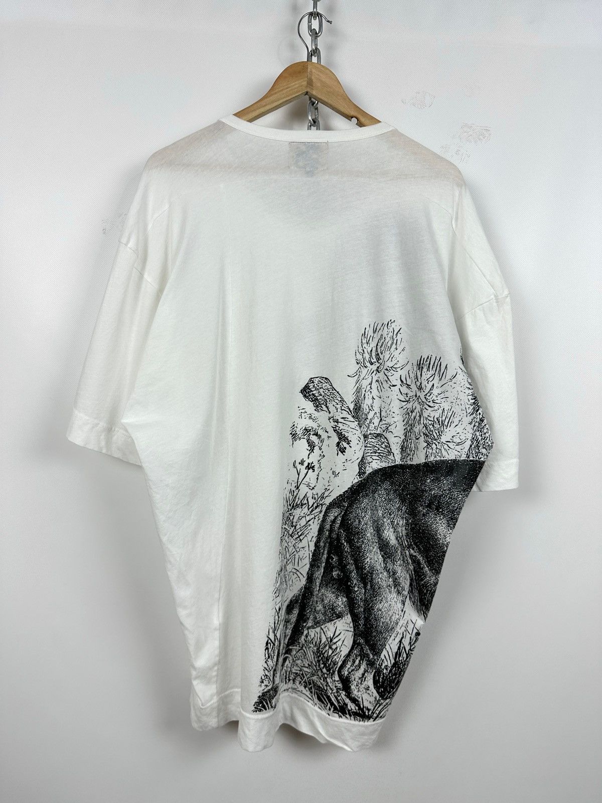 Vivienne Westwood Vivienne Westwood Anglomania Graphic Lion Orb White T-Shirt Size US XL / EU 56 / 4 - 2 Thumbnail