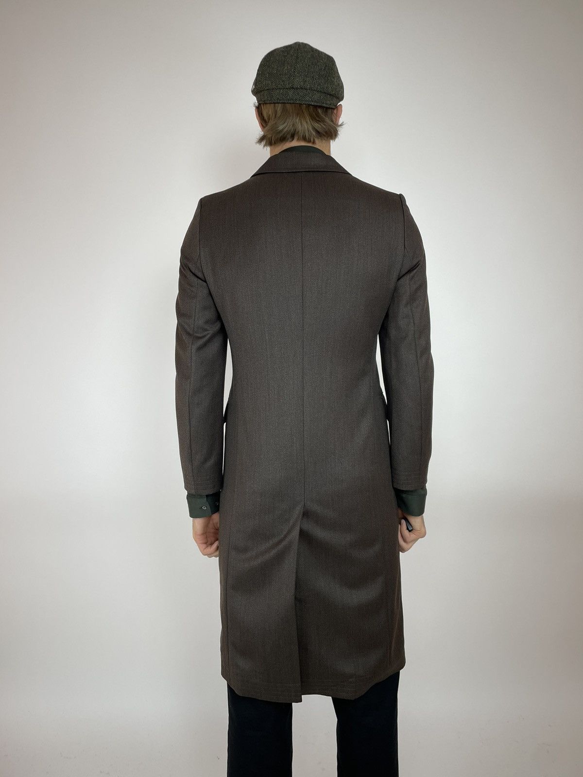 Other DOLZER Wool Coat Slim fit VITALE BARBERIS CANONICO FABRIC Size US S / EU 44-46 / 1 - 5 Thumbnail