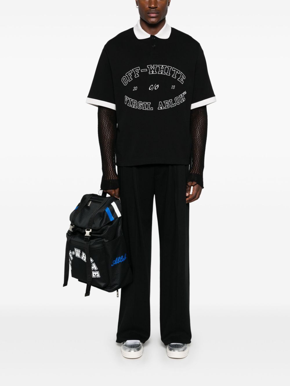 Off-White o1h1sh11224 College Polo in Black Size US L / EU 52-54 / 3 - 6 Thumbnail