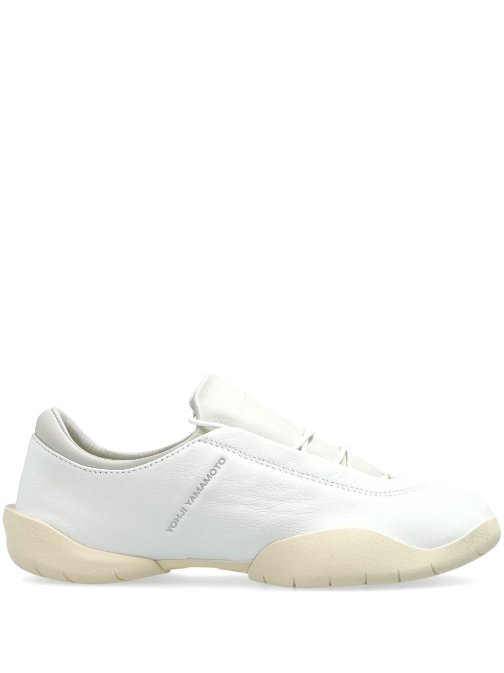 Y-3 REGU LEATHER SNEAKERS Size US 12 / EU 45 - 1 Thumbnail