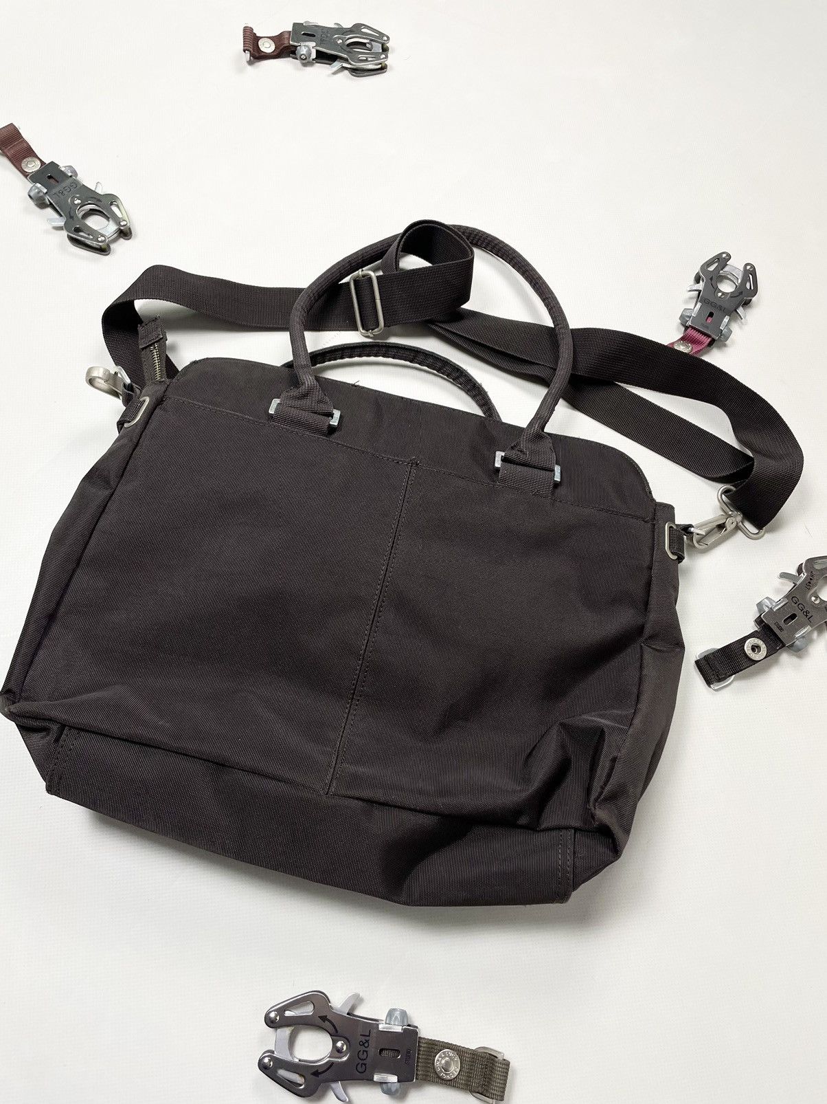 Japanese Brand George Gina & Lucy Grace Brown Alyx Carabiner Bag Y2K GGL Size ONE SIZE - 6 Thumbnail