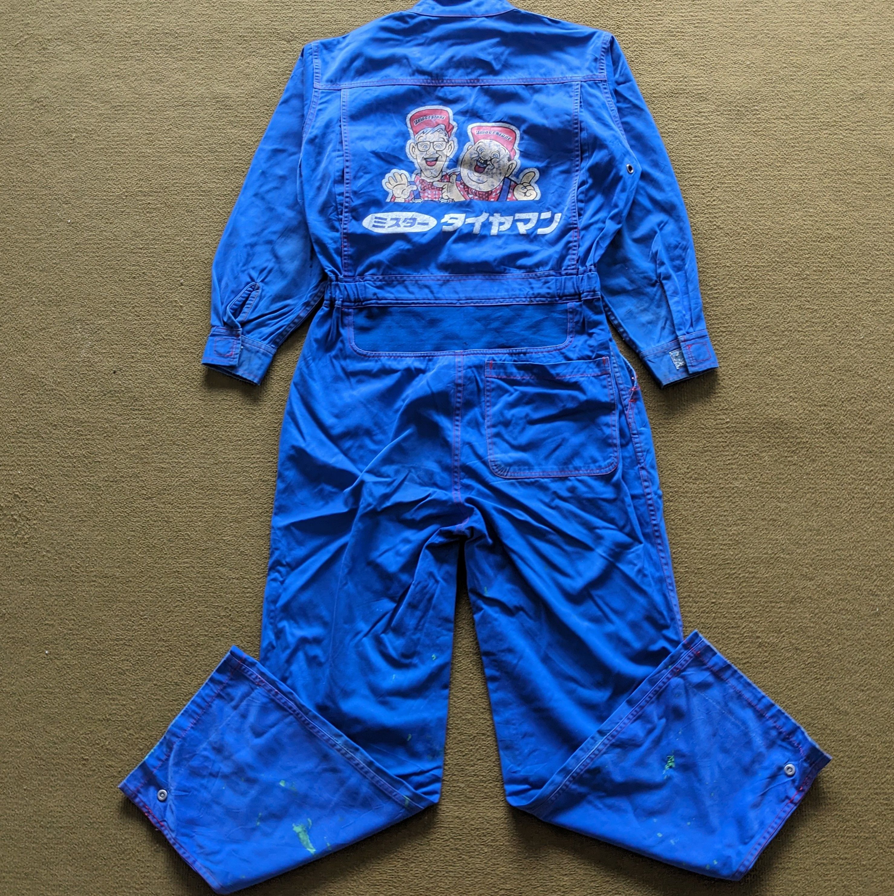 Vintage Vintage BRIDGESTONE Coverall Workwear Jacket Size US S / EU 44-46 / 1 - 1 Thumbnail
