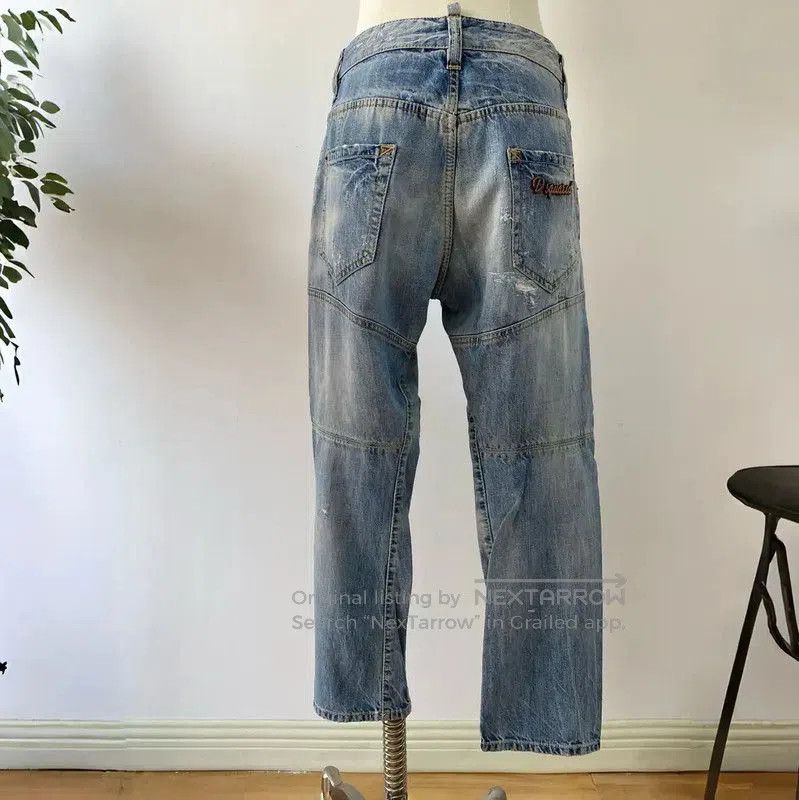 Dsquared2 DSQUARED2 Casual Blue Cotton Pants for Women . Size 23" - 2 Thumbnail