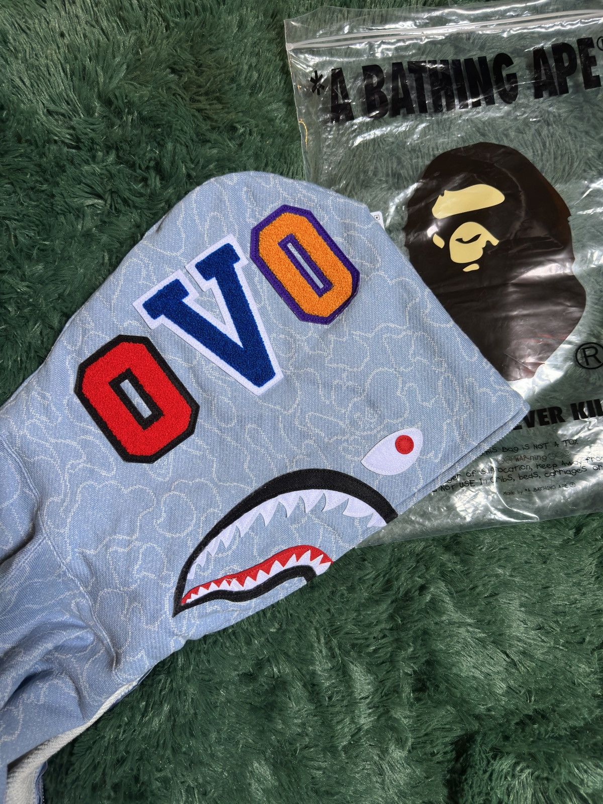 Bape × October's Very Own OVO x BAPE Camo Shark Full-Zip Hoodie Size US XL / EU 56 / 4 - 5 Thumbnail