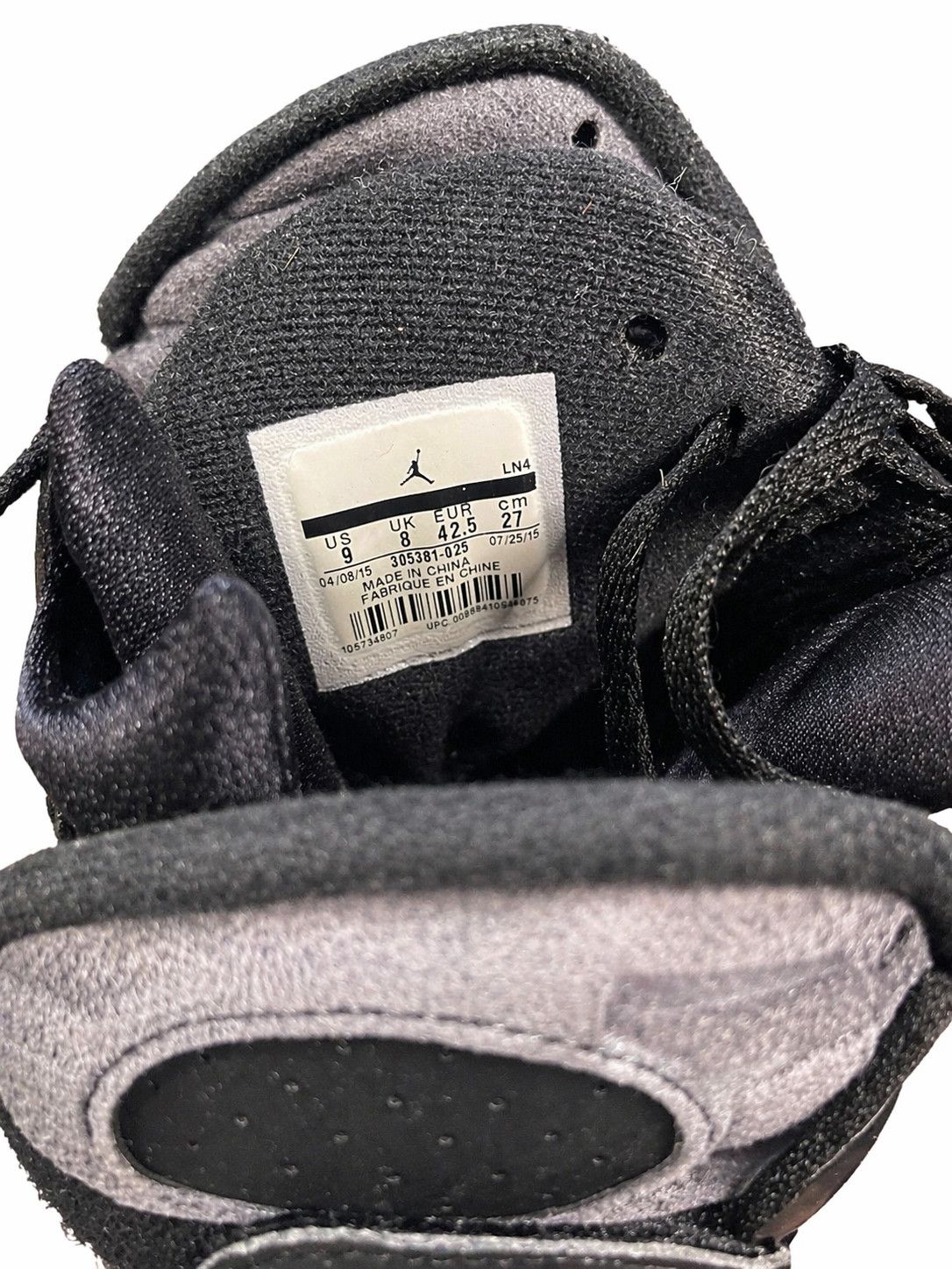 Jordan Brand Air Jordan 8 Aqua 2015 Black Purple SZ 9 Size US 9 / EU 42 - 9 Thumbnail