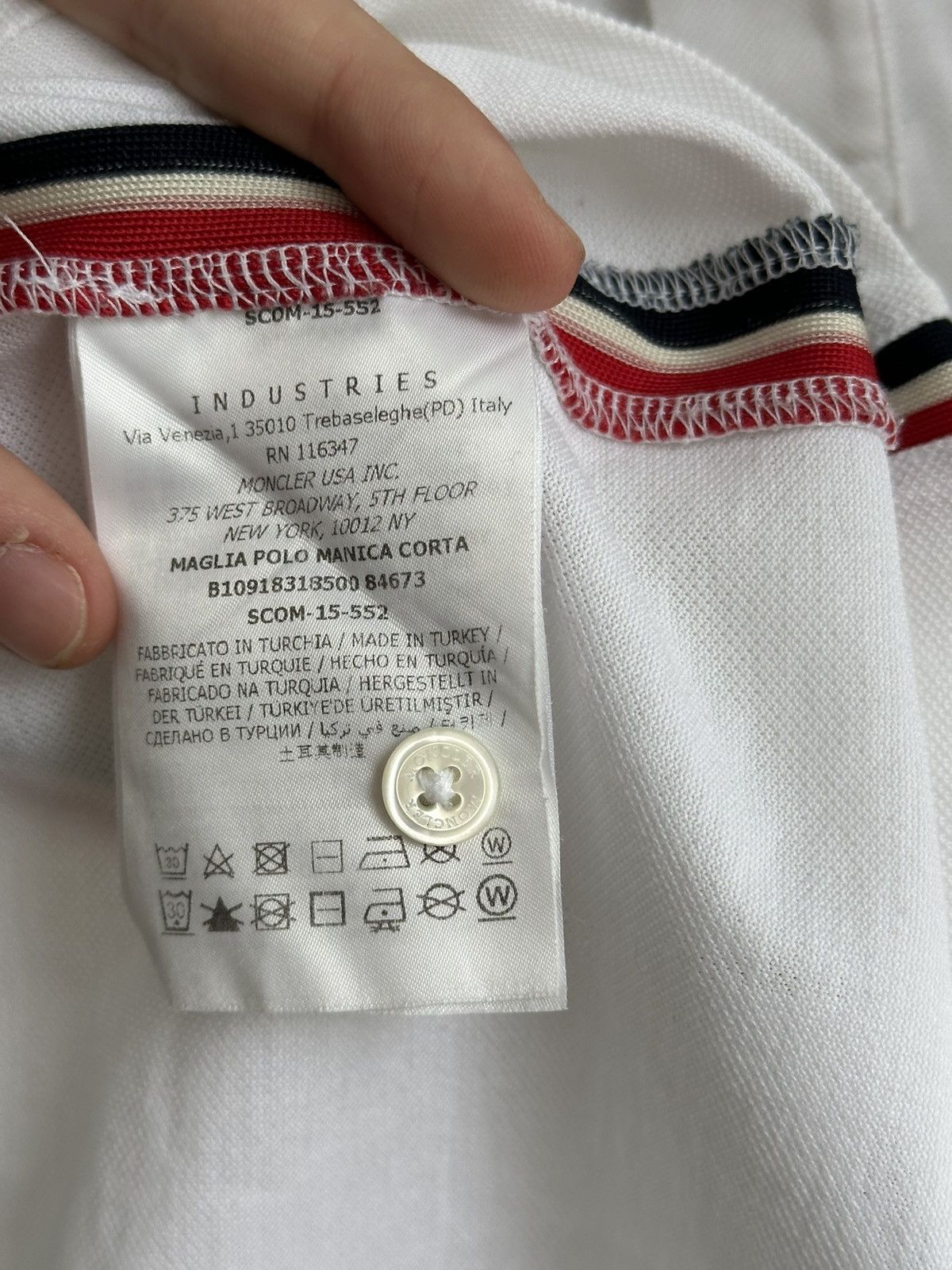 Moncler 🔥VINTAGE MONCLER MAGLIA POLO MANICA CORTA🔥 Size US L / EU 52-54 / 3 - 9 Thumbnail