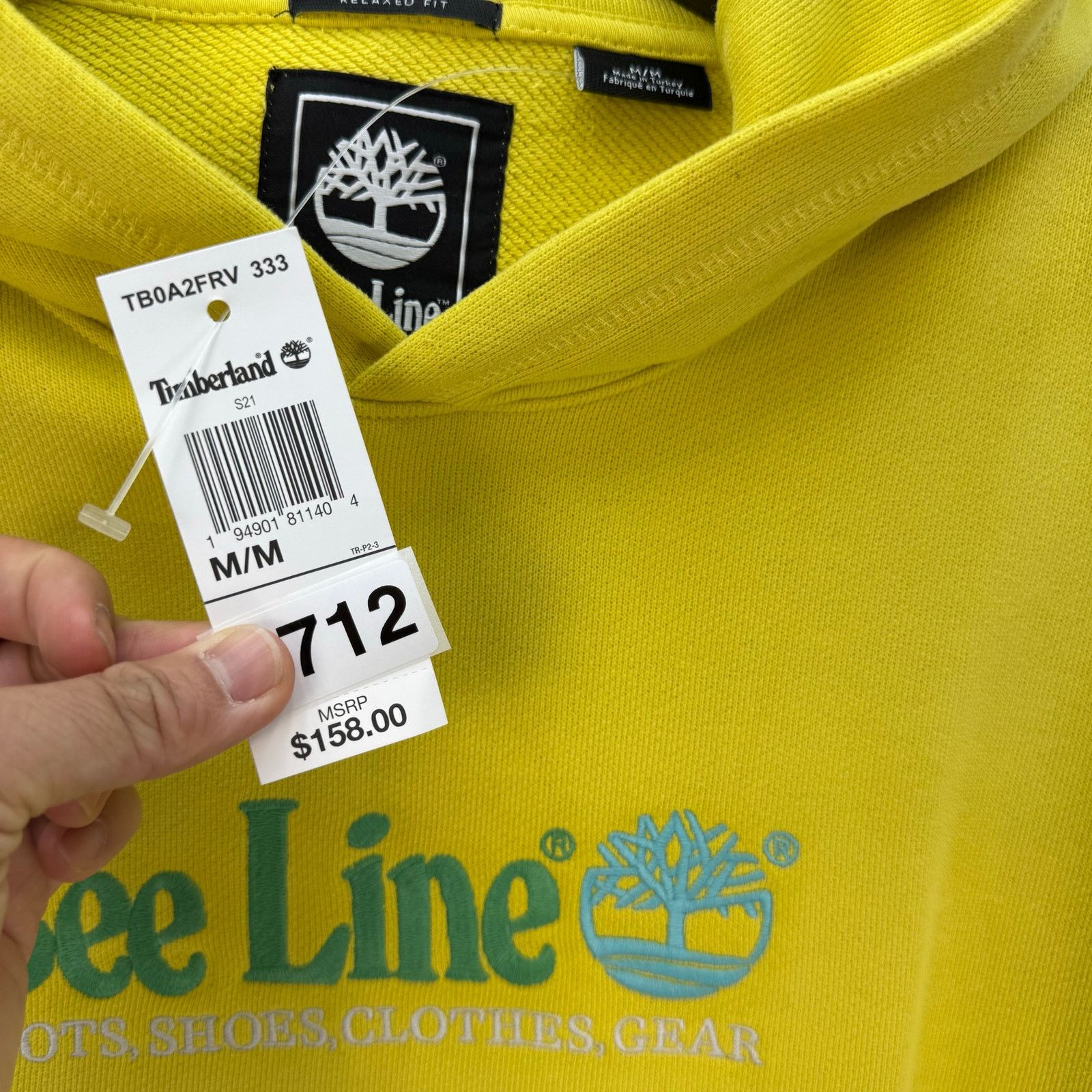Timberland TIMBERLAND x BEELINE SIZE MEDIUM MUSTARD YELLOW RARE HOODIE Size US M / EU 48-50 / 2 - 3 Thumbnail