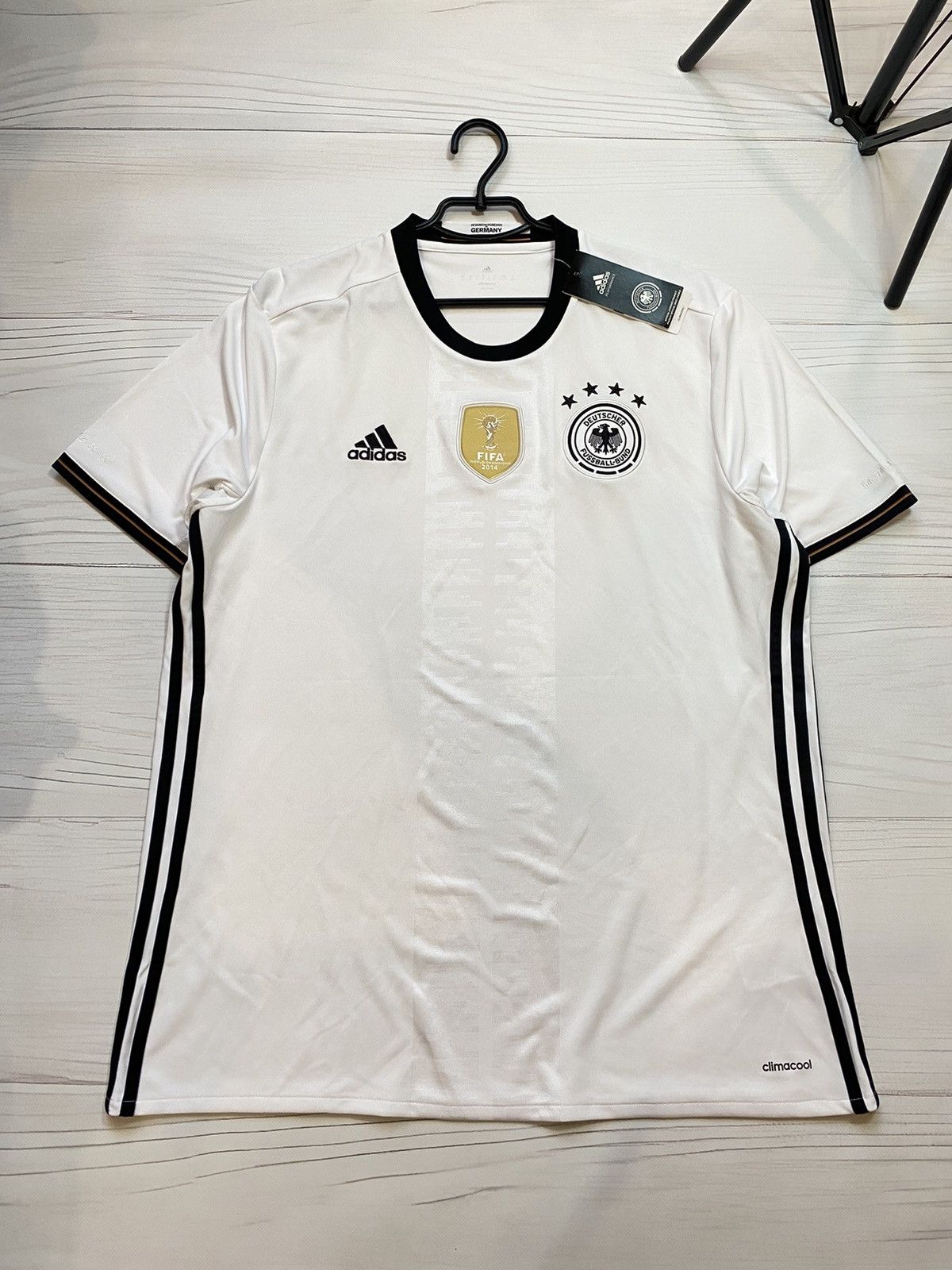 Adidas Germany 2016 home jersey soccer football y2k t shirt Size US XL / EU 56 / 4 - 1 Thumbnail