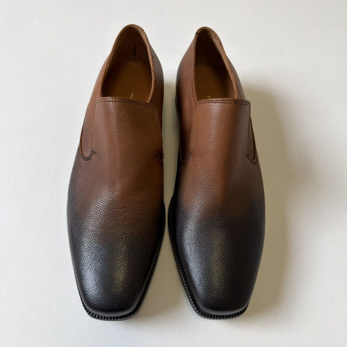 Dries Van Noten Brown ‘Burnished Toes’ Leather Loafers Size US 11 / EU 44 - 14 Thumbnail