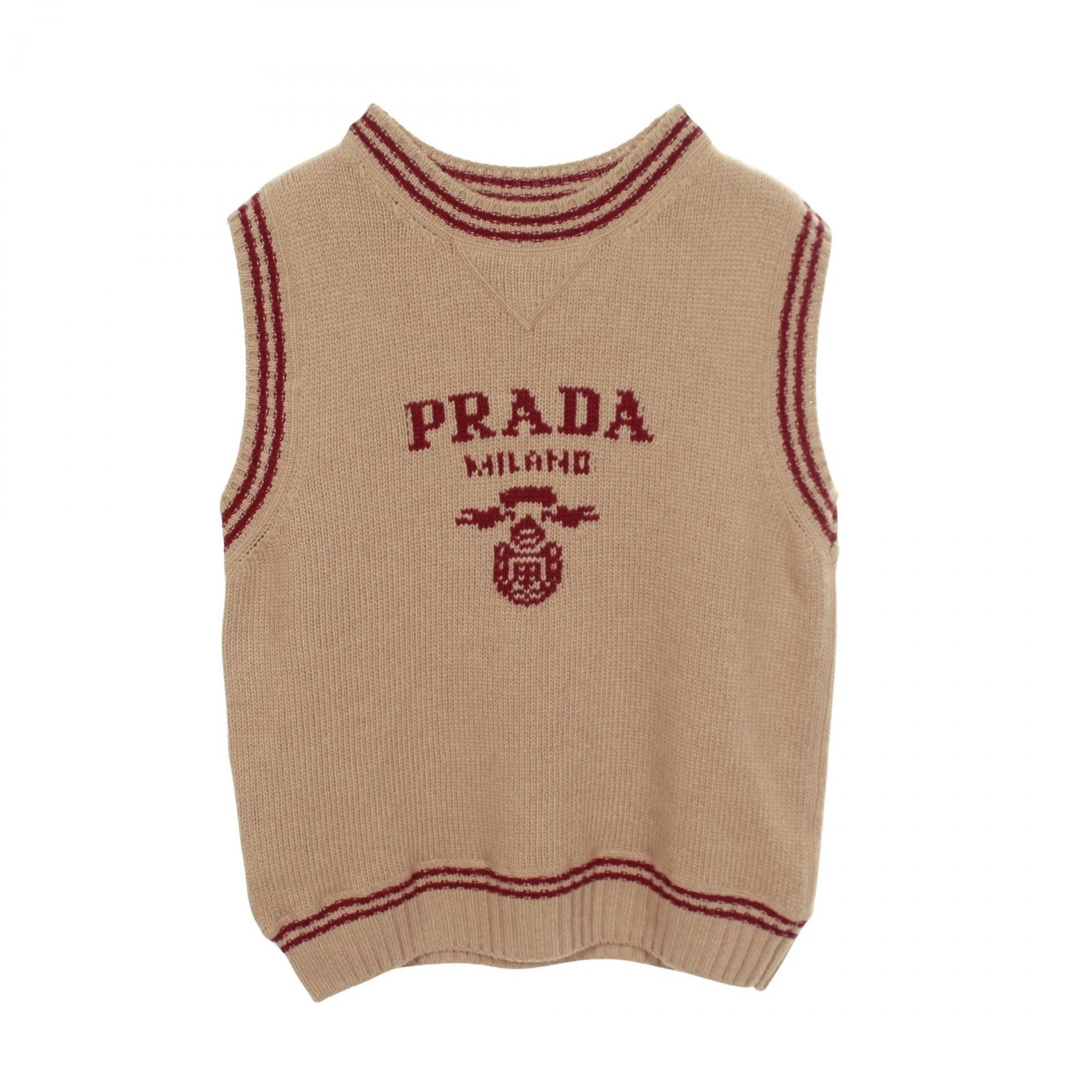 Prada Prada PRADA Wool Vest Textile Tops DUTY FREE for USA Size ONE SIZE - 1 Thumbnail