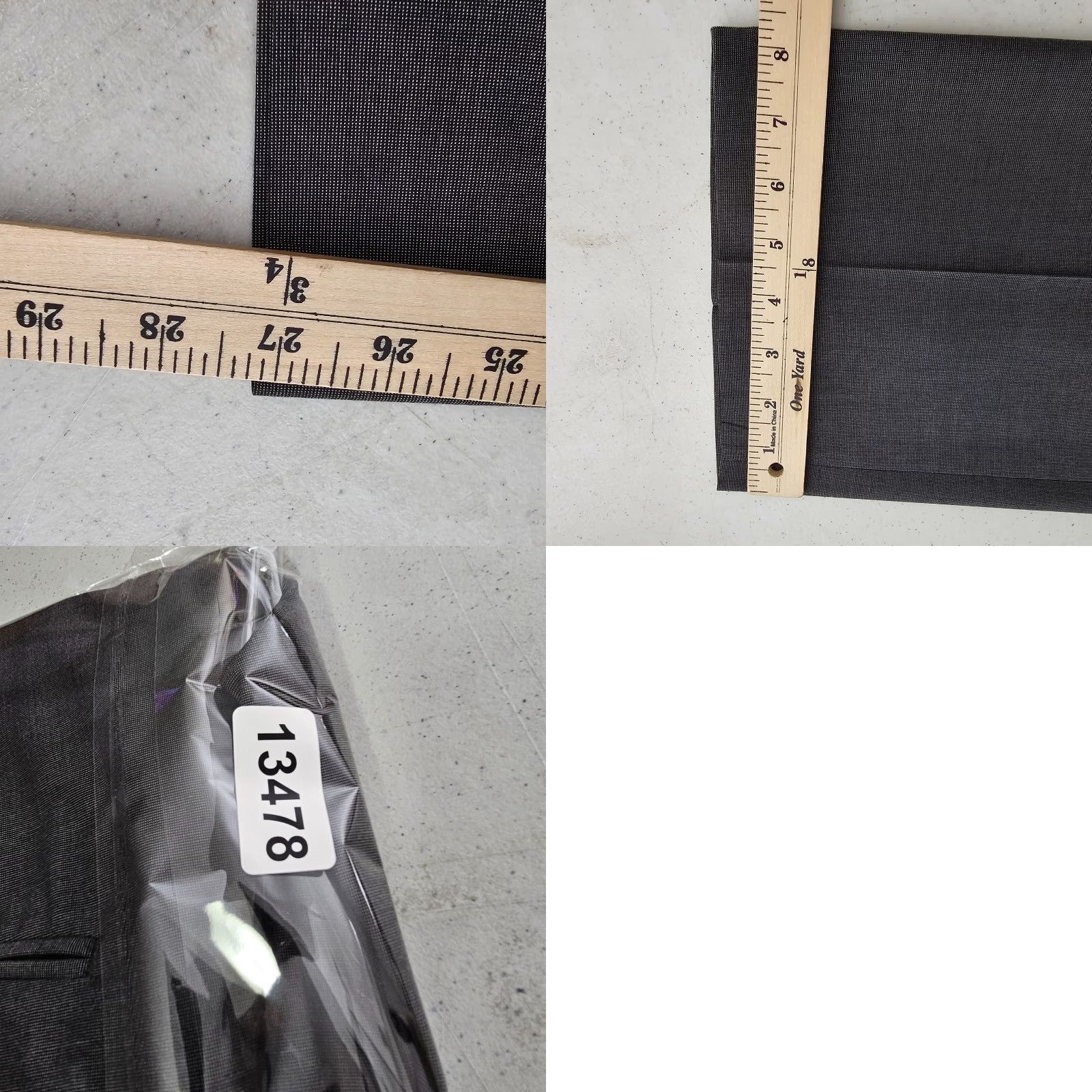 H&M H&M Dress Pants Mens 38R Grey Stretch Flat Front Trousers 38x27 Slacks Size US 38 / EU 54 - 8 Thumbnail