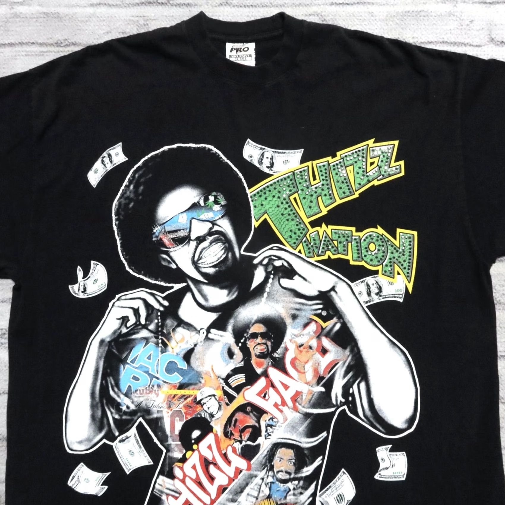Vintage Vintage Mac Dre Thizz Nation Thizz Face Tee Shirt Men 3XL Black Size US XXL / EU 58 / 5 - 2 Thumbnail