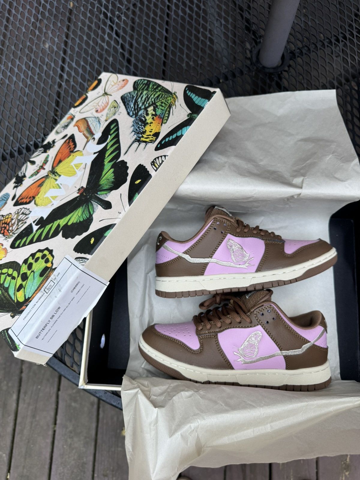 AMAC Studios AMAC Butterfly Dunks SB low Size US 5.5 / IT 35.5 - 1 Thumbnail