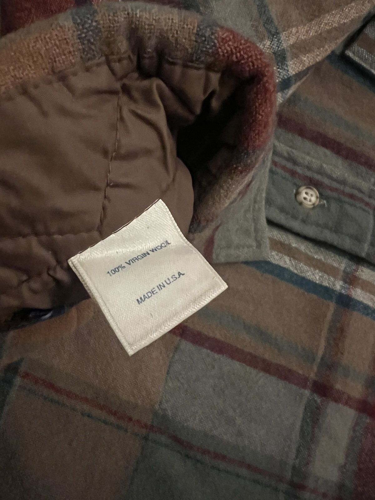 Pendleton Pendleton Wool Plaid Lodge Shirt in Brown Mix Size US M / EU 48-50 / 2 - 4 Thumbnail