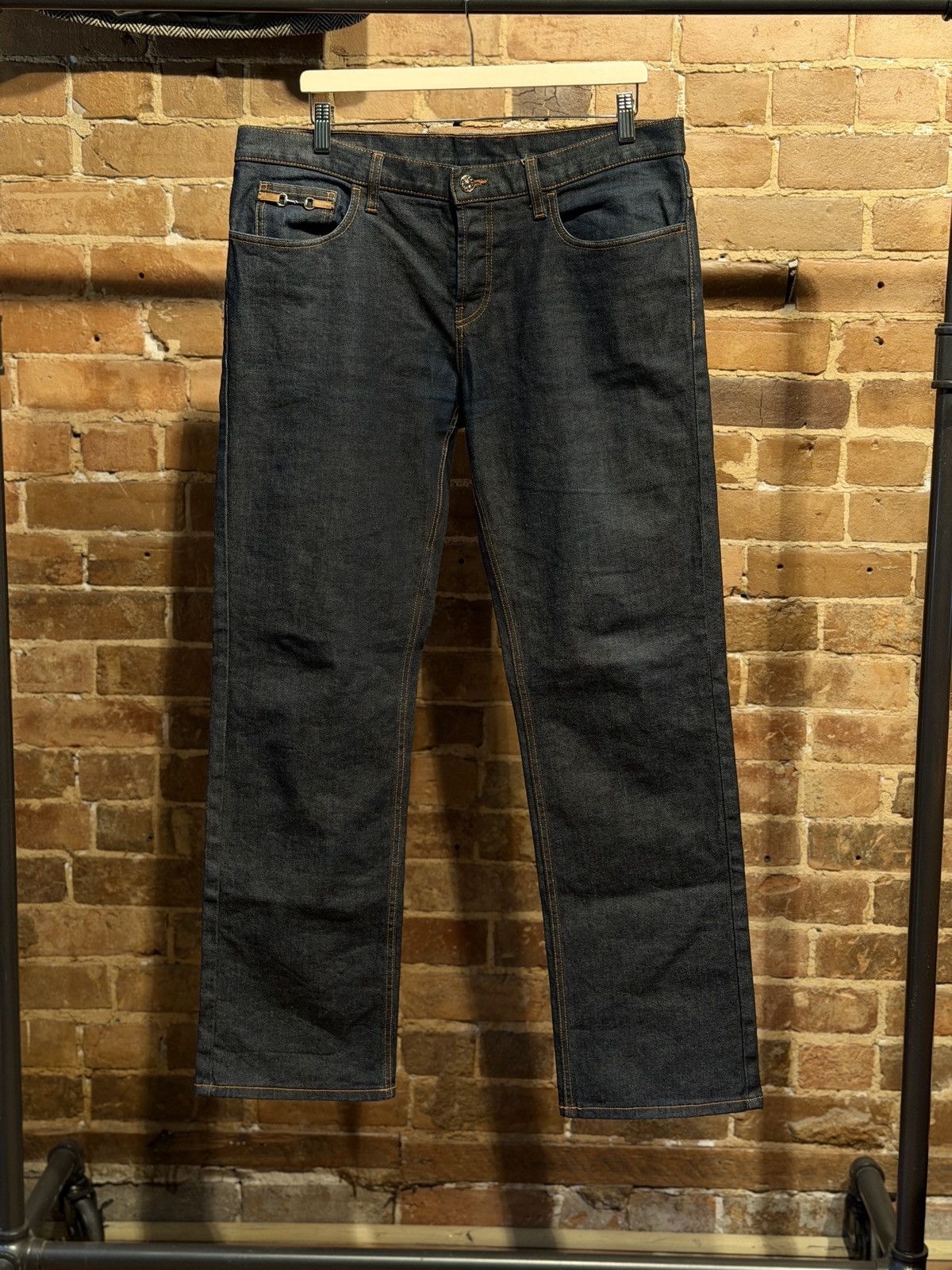 Gucci 2000s Gucci Horsebit Jeans Size US 36 / EU 52 - 1 Thumbnail