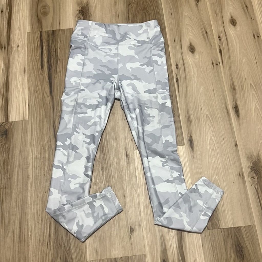Avia Avia Grey Camouflage Leggings Size 24" / US 00 / IT 34 - 1 Thumbnail