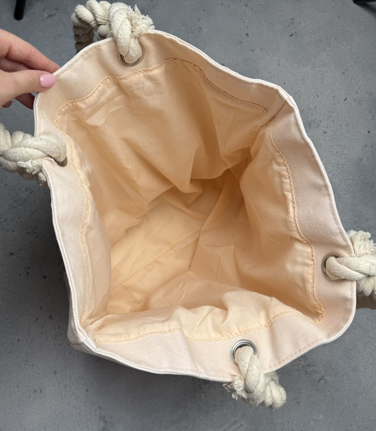Archive Jean Paul Gaultier Rare Powder Rope Tote Beach Bag