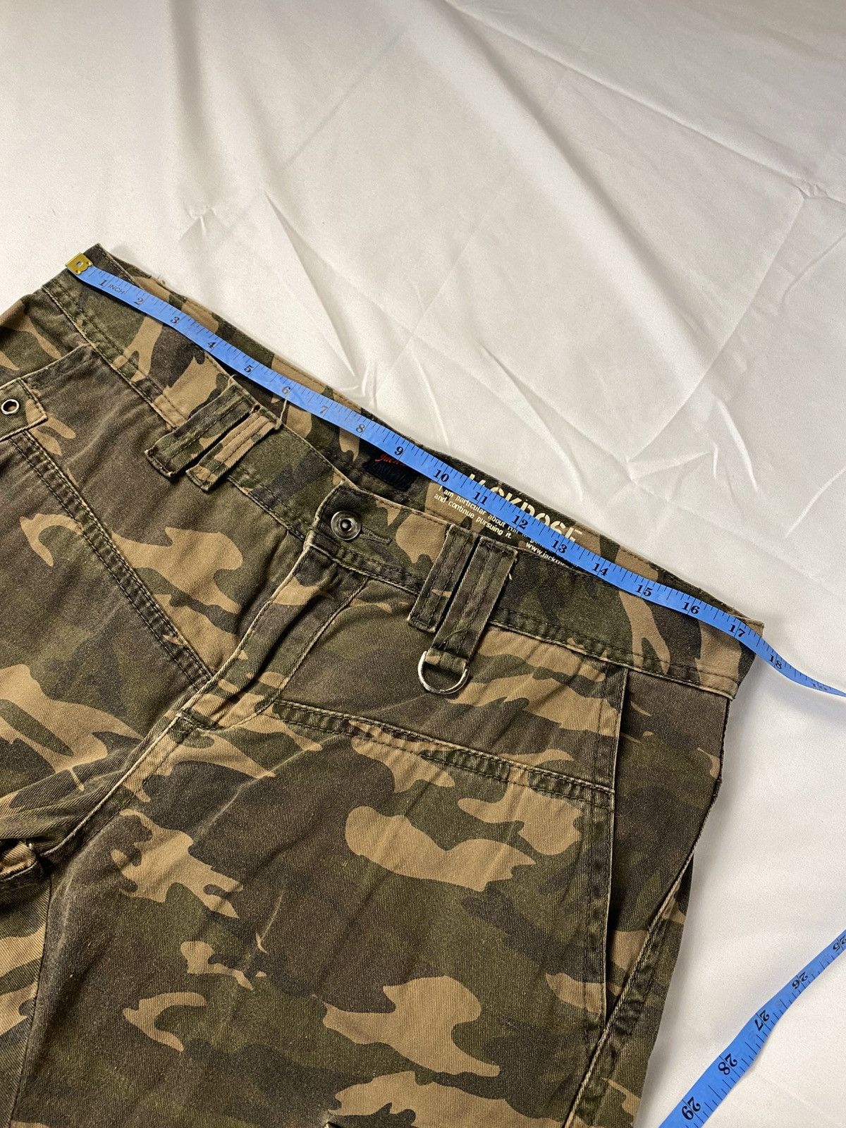 JACKROSE Jackrose Camo Cargo Flared Army Japanese Style Size US 35 - 21 Thumbnail