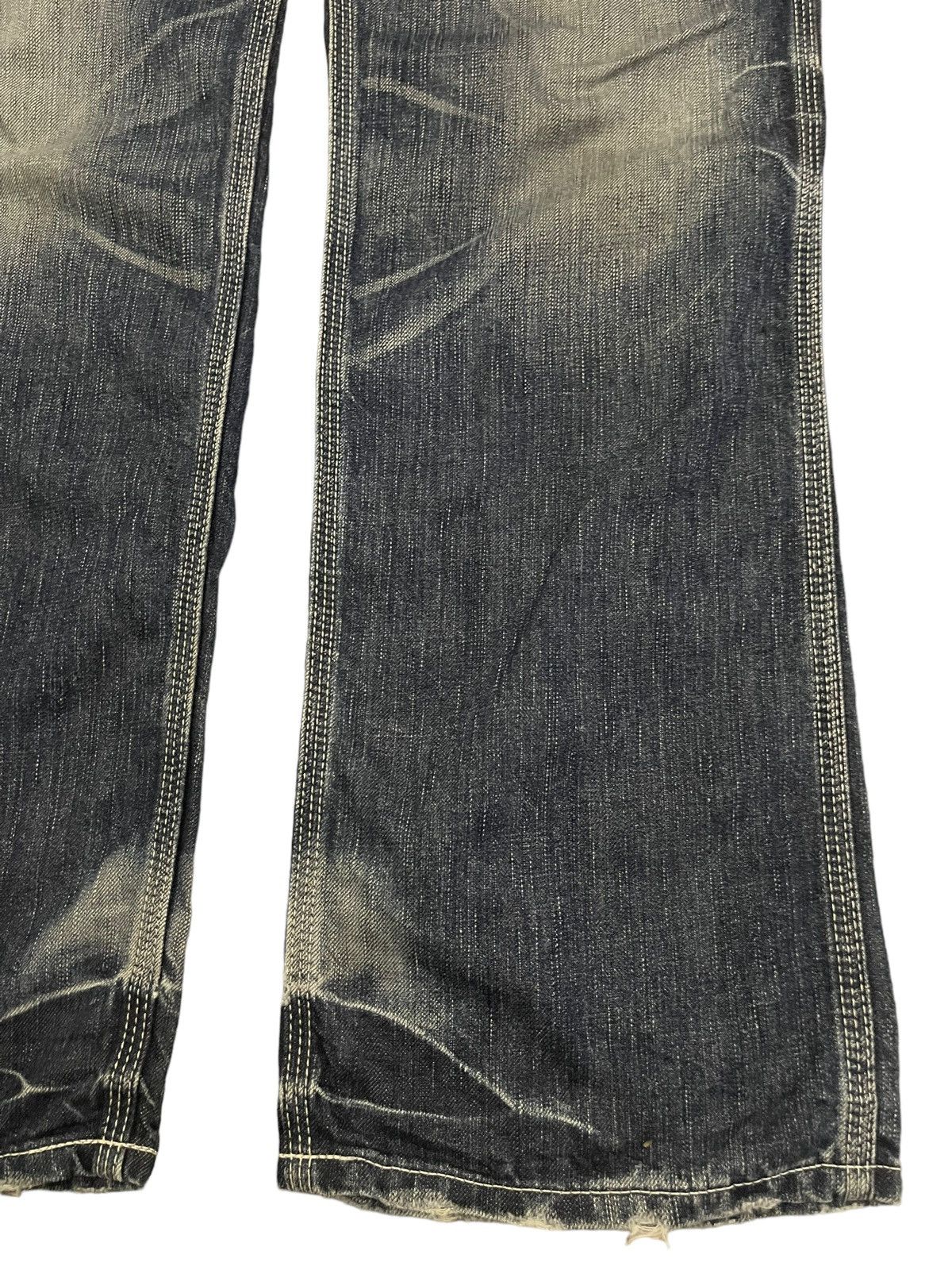 Edwin Vintage Edwin 503 Blue Trip Faded Wash Buckle Carpenter Size US 32 / EU 48 - 6 Thumbnail