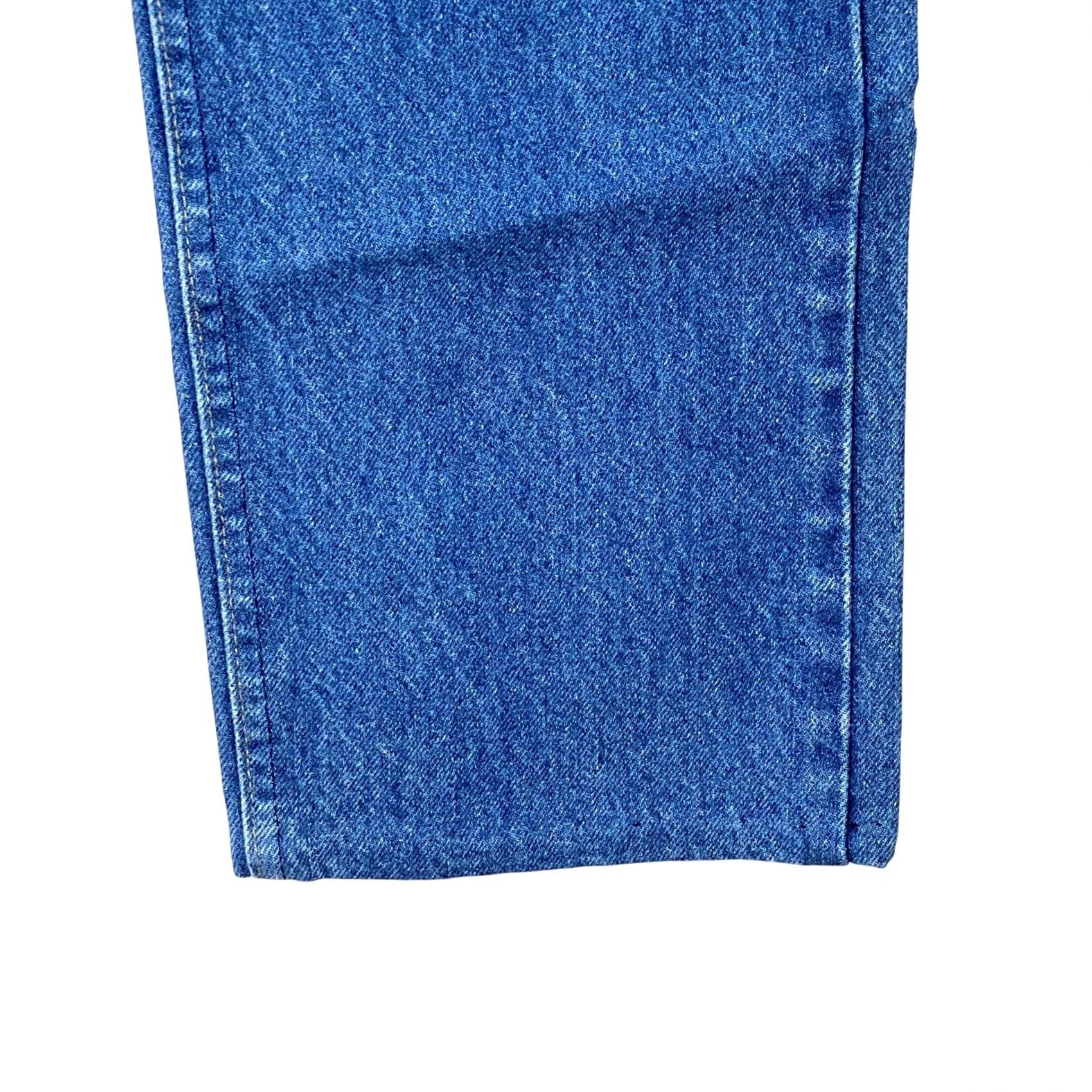 Lee VINTAGE Lee Jeans USA 37x27.5 Straight Leg Mens 5-Pocket Denim Blue Medium Wash High Rise Cotton USA Made Normcore Capsule Preppy Size US 37 - 5 Thumbnail