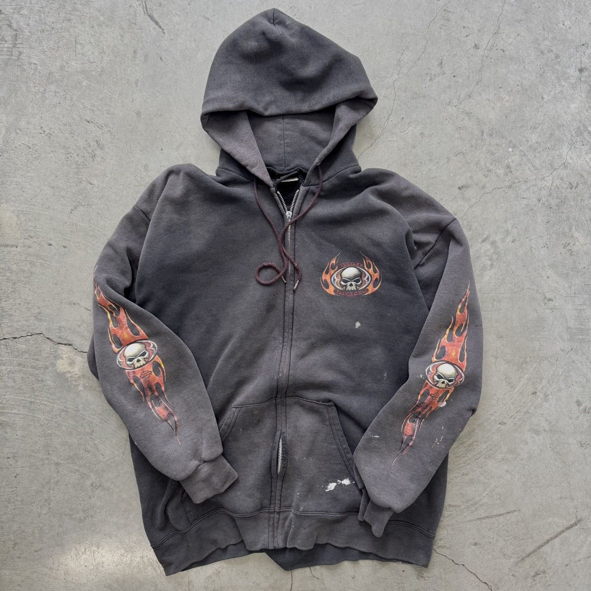 Harley Davidson × Streetwear × Vintage VINTAGE FADED HARLEY