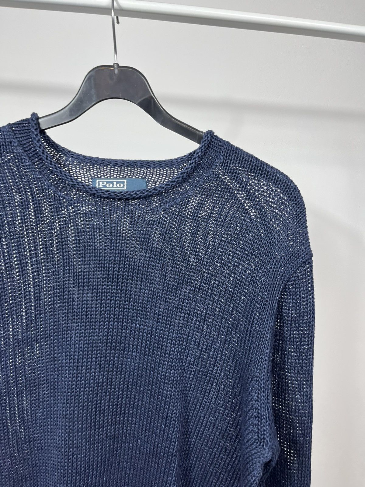 Polo Ralph Lauren Vintage Polo Ralph Lauren Mesh Knit Sweater Chainmail Mens Size US L / EU 52-54 / 3 - 4 Thumbnail