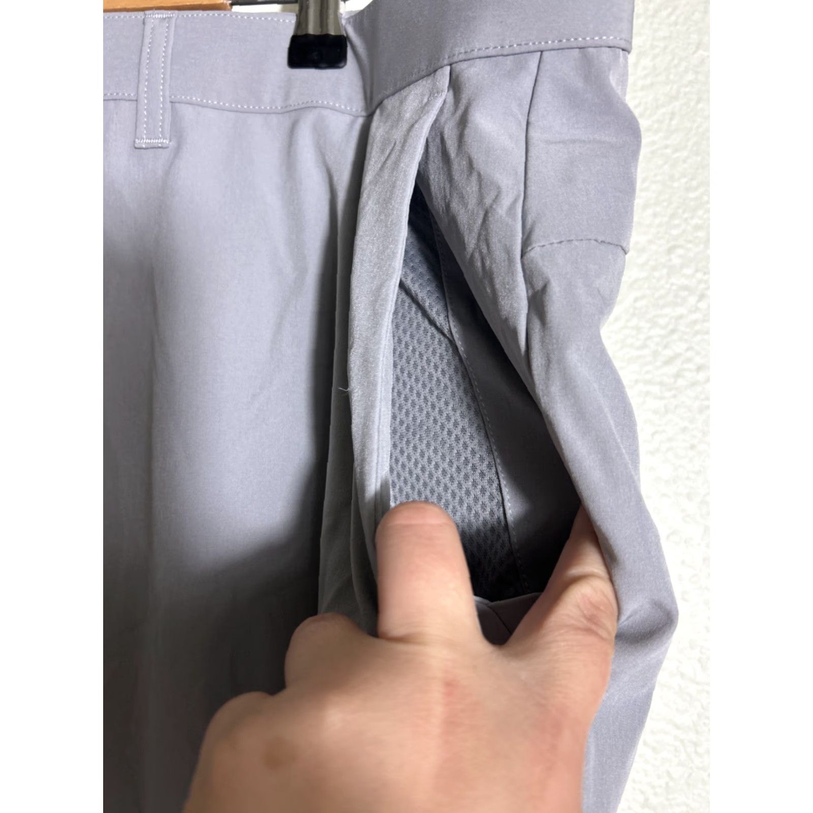 Fabletics Fabletics Mens Pants Gray Nylon Spandex 42x31 Activewear Leisure Regular 2XL Men Size US 39 - 5 Thumbnail